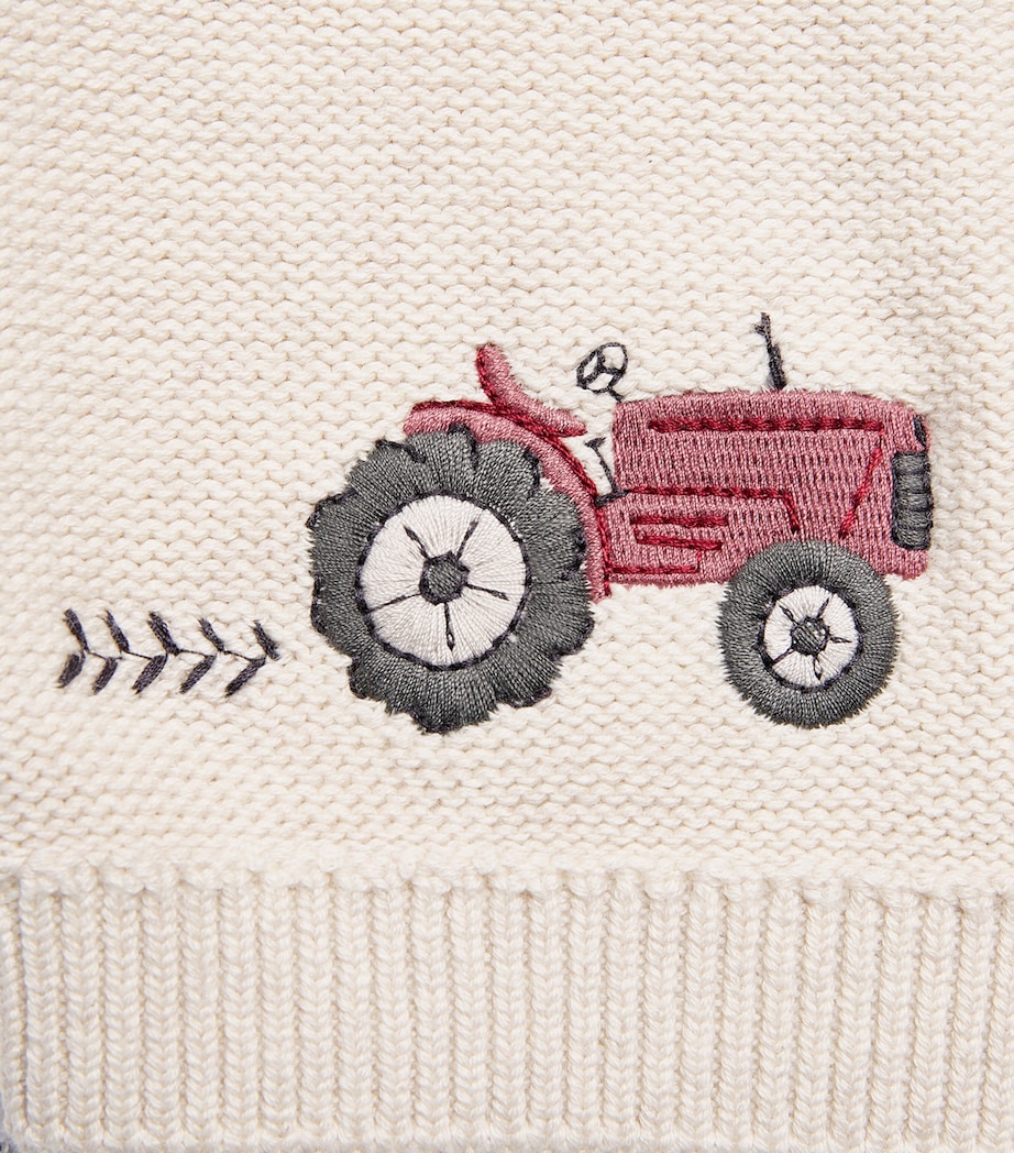 Eleanor Charles Organic Cotton On the Farm Cardigan (0-3 Years) Fm Image 2