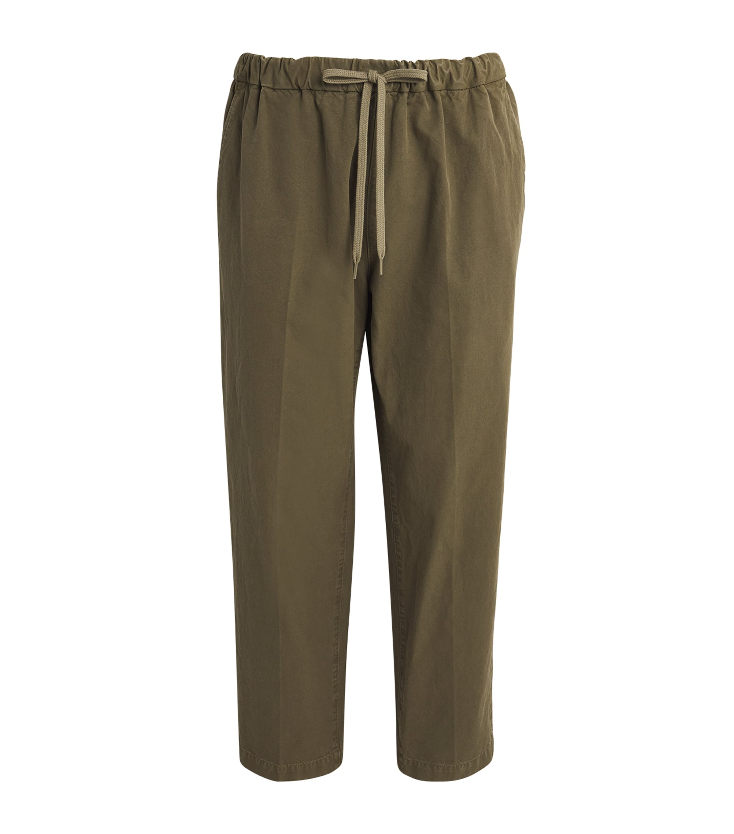 MM6 MAISON MARGIELA COTTON GARBERDINE TROUSERS 