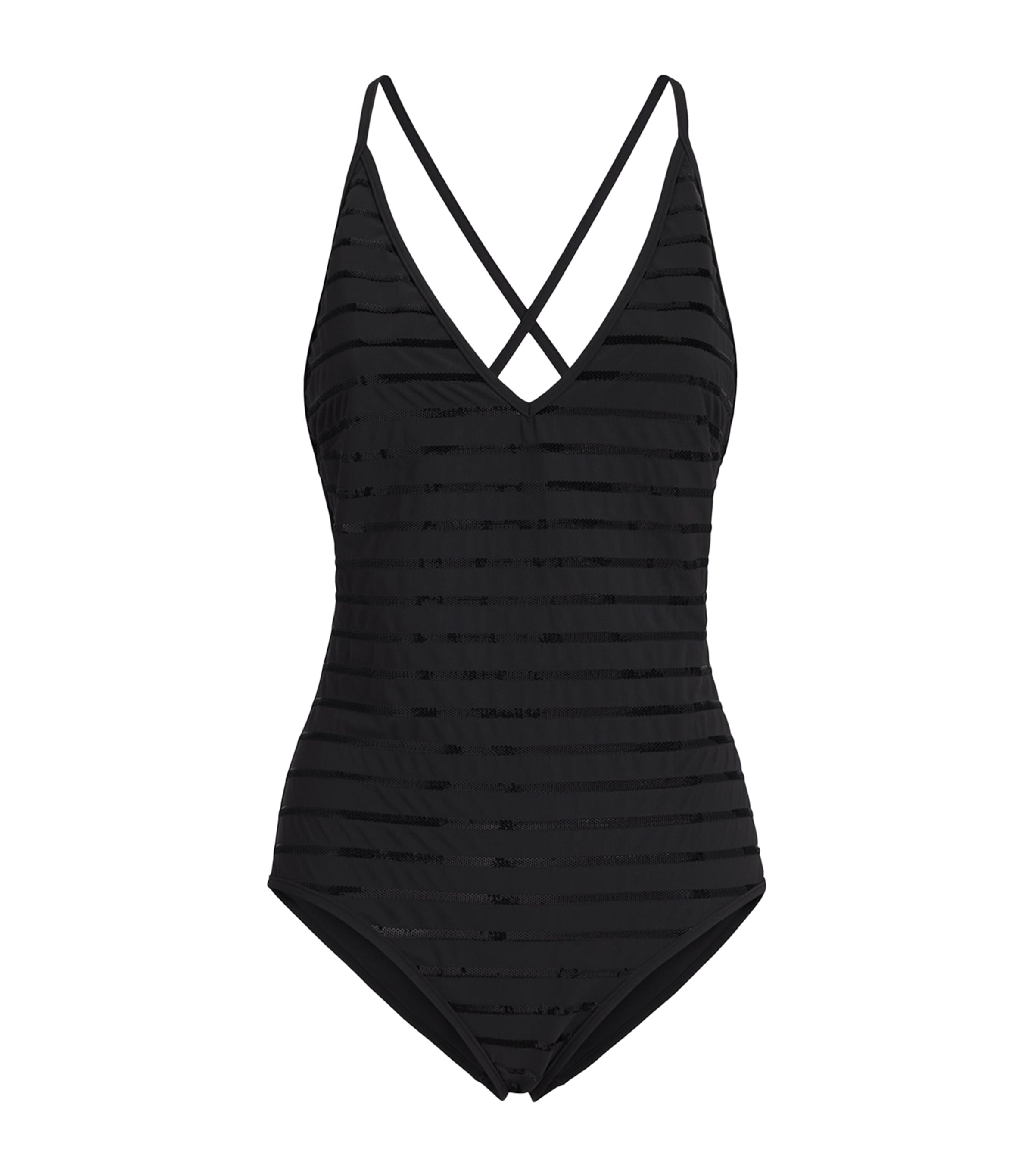 Brunello Cucinelli Dazzling Stripe Swimsuit