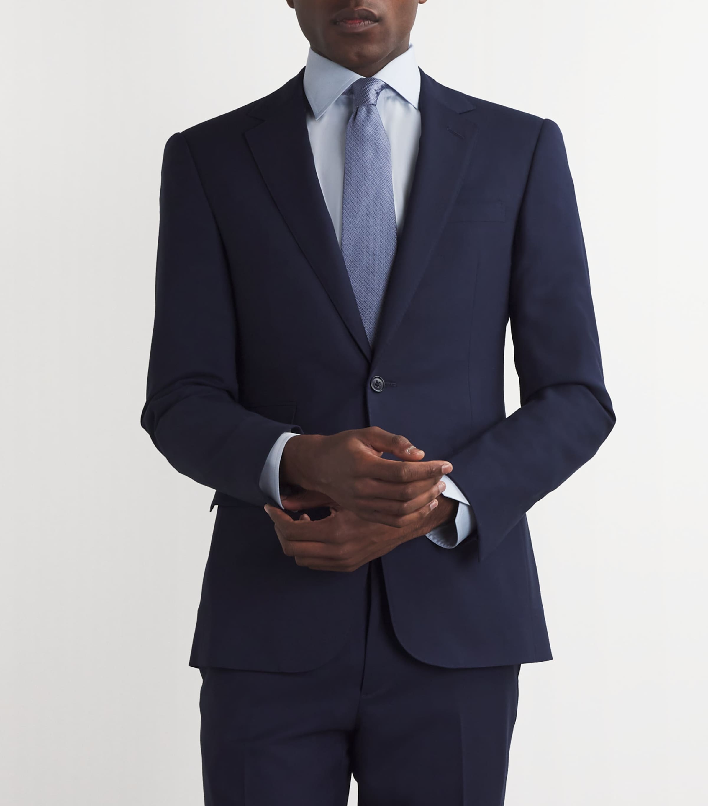 Silk Patterned Tie 009 SKY BLUE Image 2