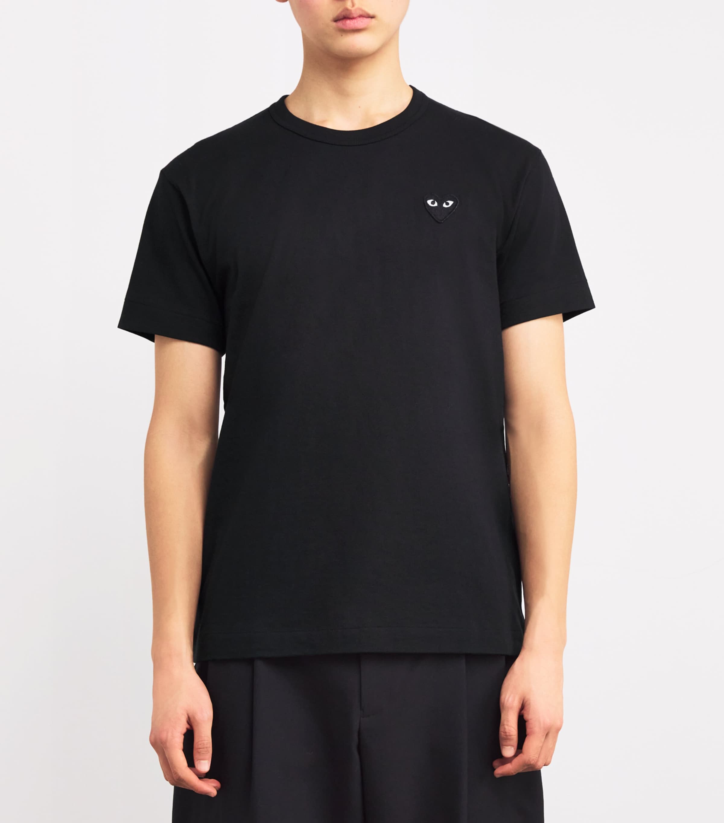 Heart Logo T-Shirt BLACK Image 3