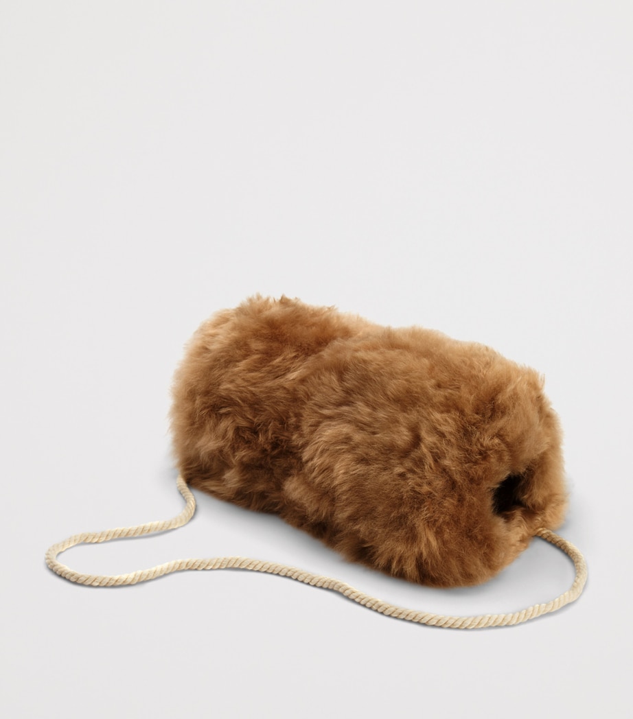 Weich Royal Alpaca Wool Manu Pocket Muff Taupe Image 6