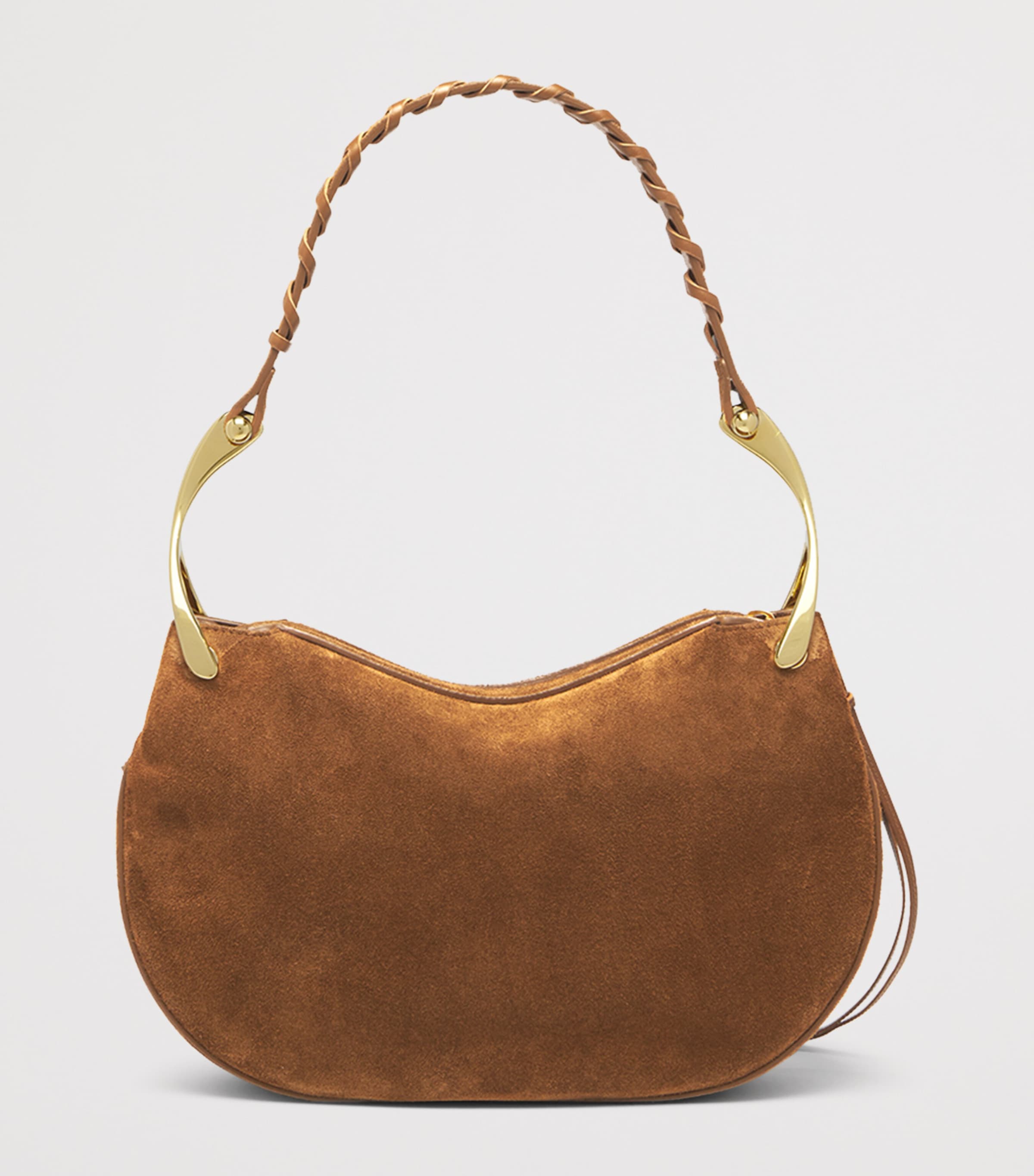 McQueen Suede Wishbone Shoulder Bag Image 4