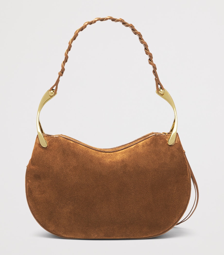 McQueen Suede Wishbone Shoulder Bag Image 4