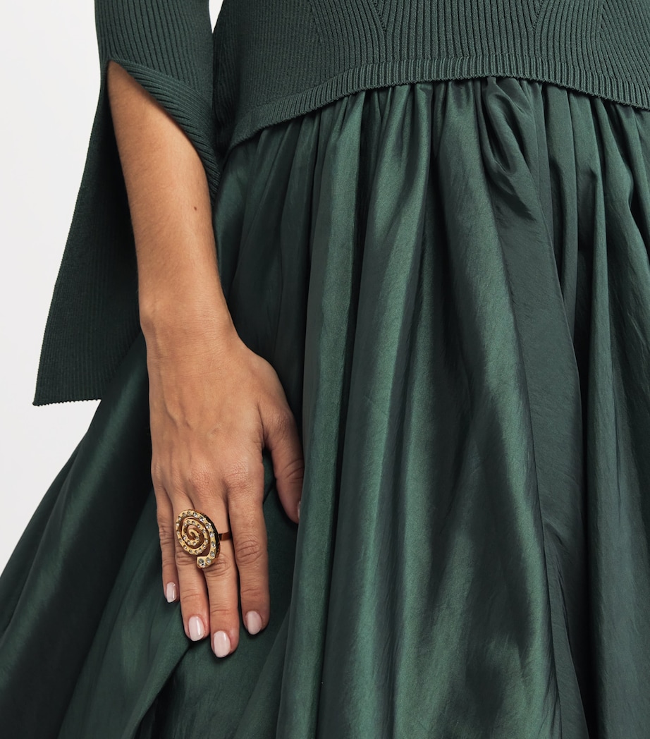 Knitted Kenlie Midi Dress CYPRESS Image 6