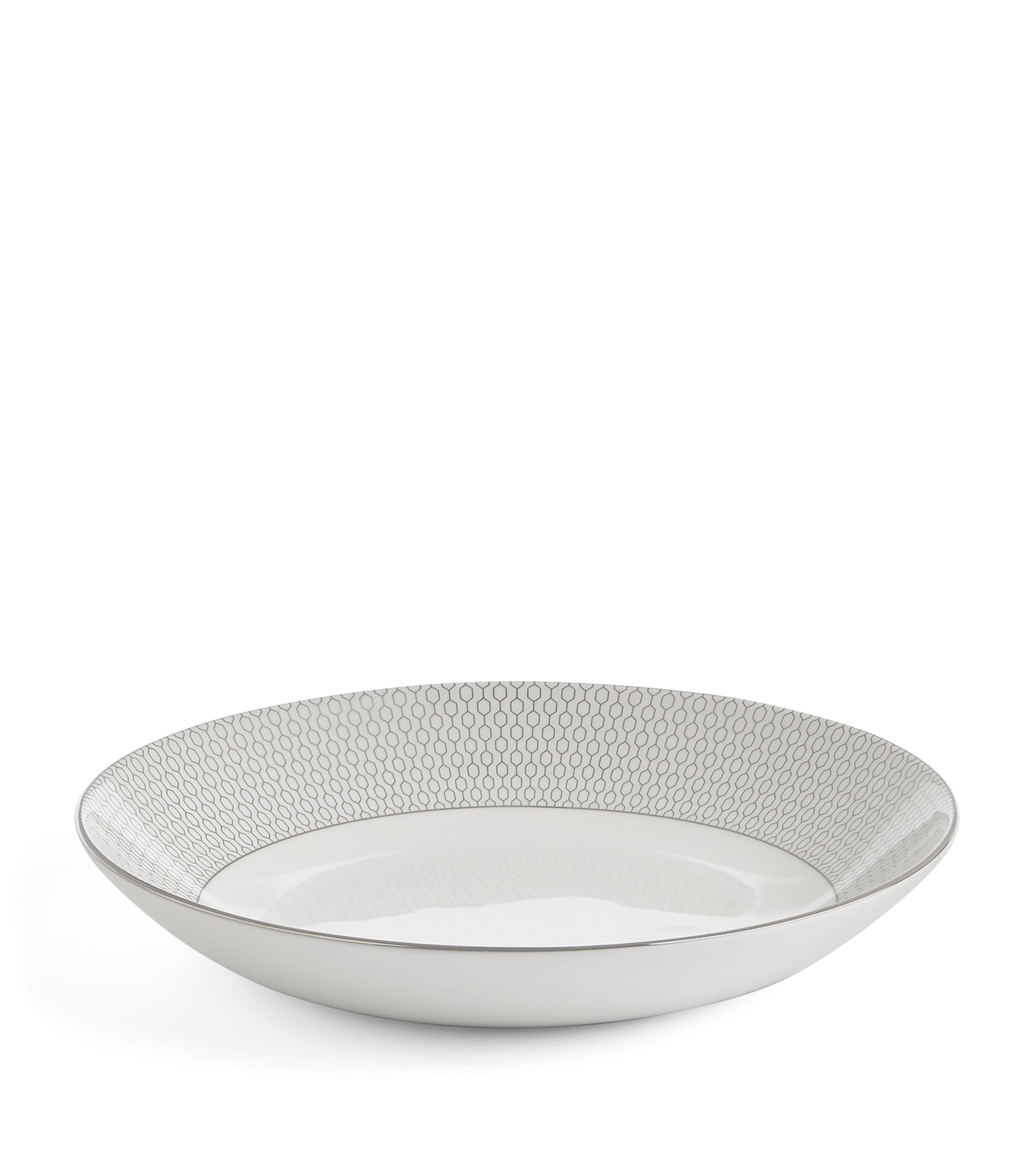 Gio Platinum Pasta Bowl (24cm) WHITE Image 3