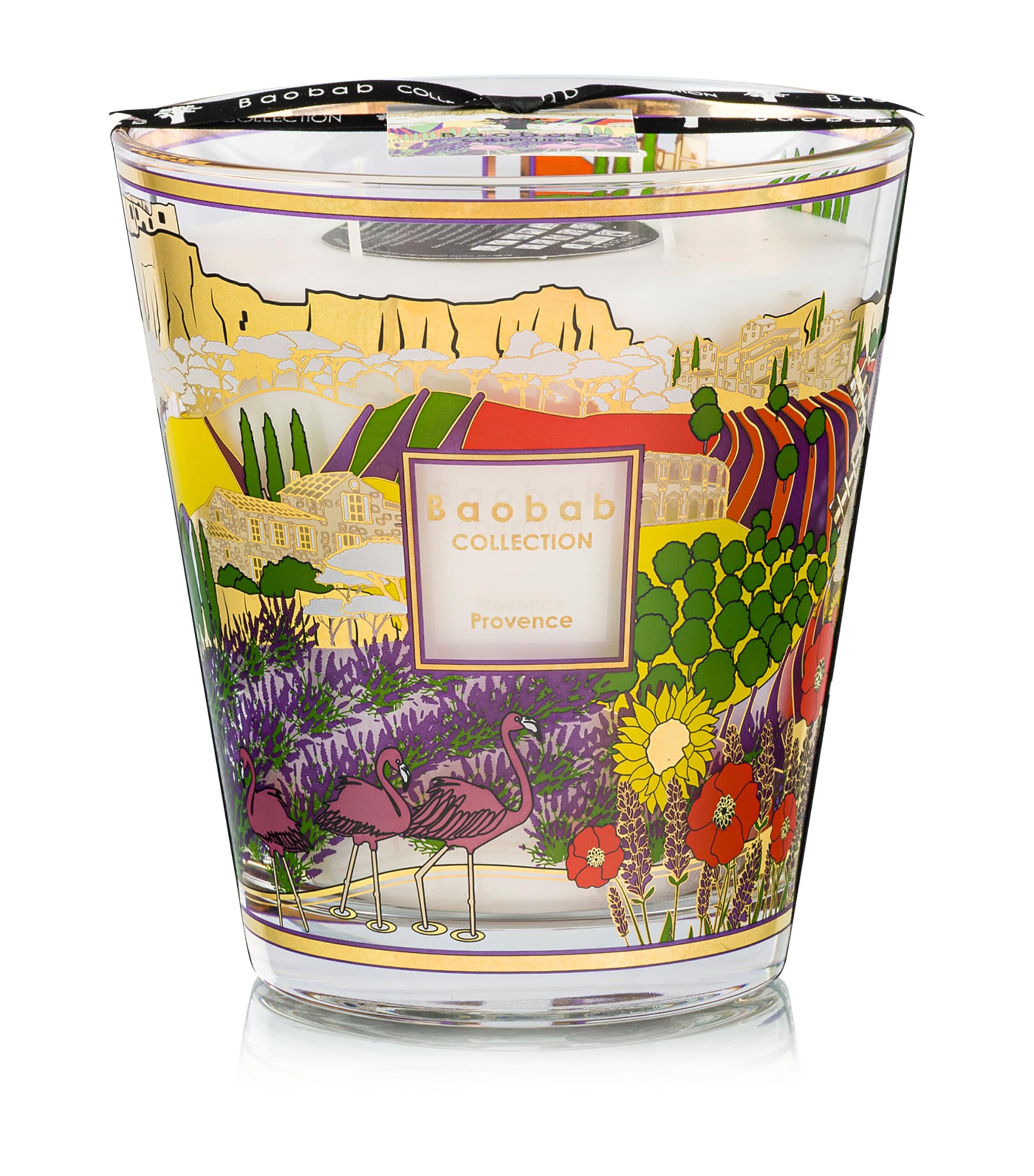 Baobab Collection Provence Scented Candle (16cm) Gold Image 1