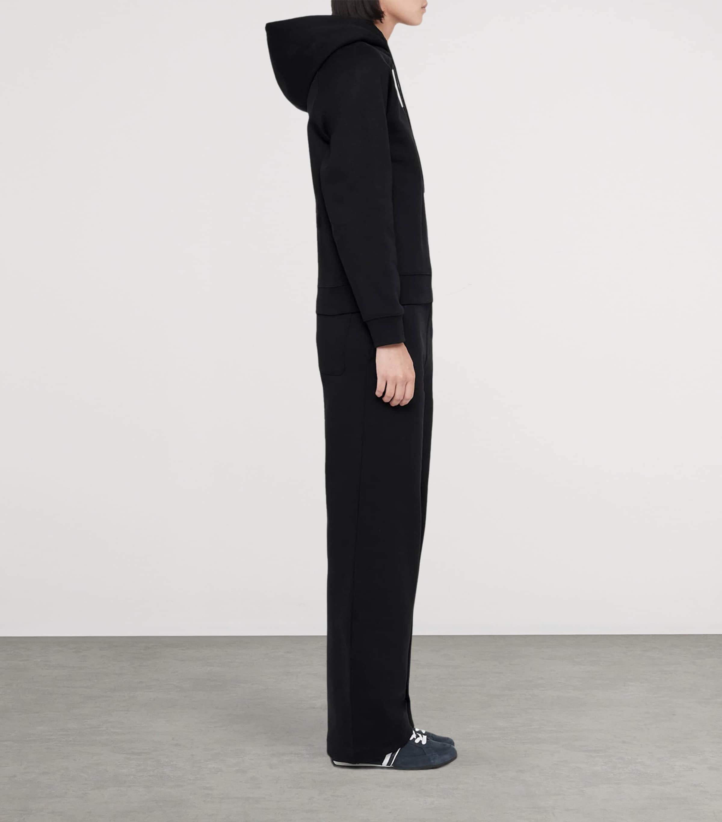 AllSaints Womens Lily Sweatpants Jet Black Image 6
