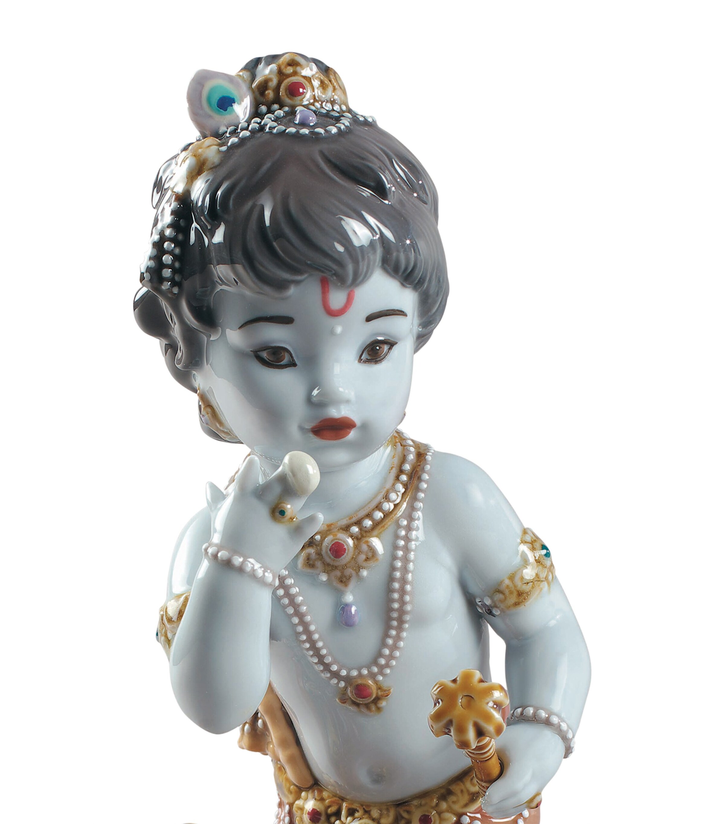 Lladró Krishna Butterthief Figurine Image 2