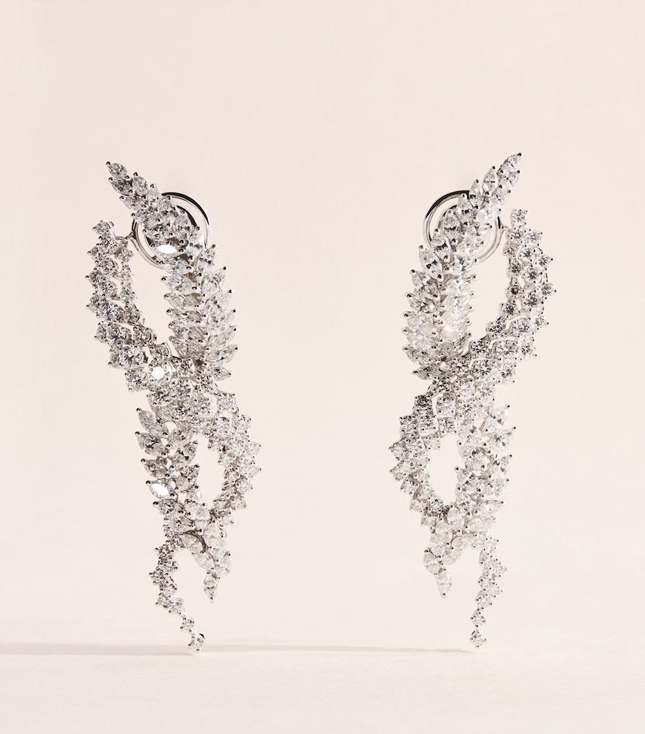 Yeprem White Gold and Diamond Y-Couture Earrings White Gold Image 1