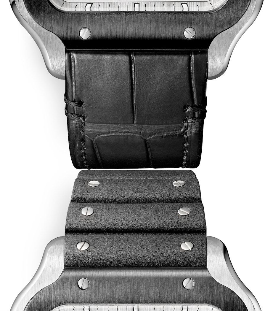 Cartier Stainless Steel Santos de Cartier Watch 43.3mm Grey Image 7