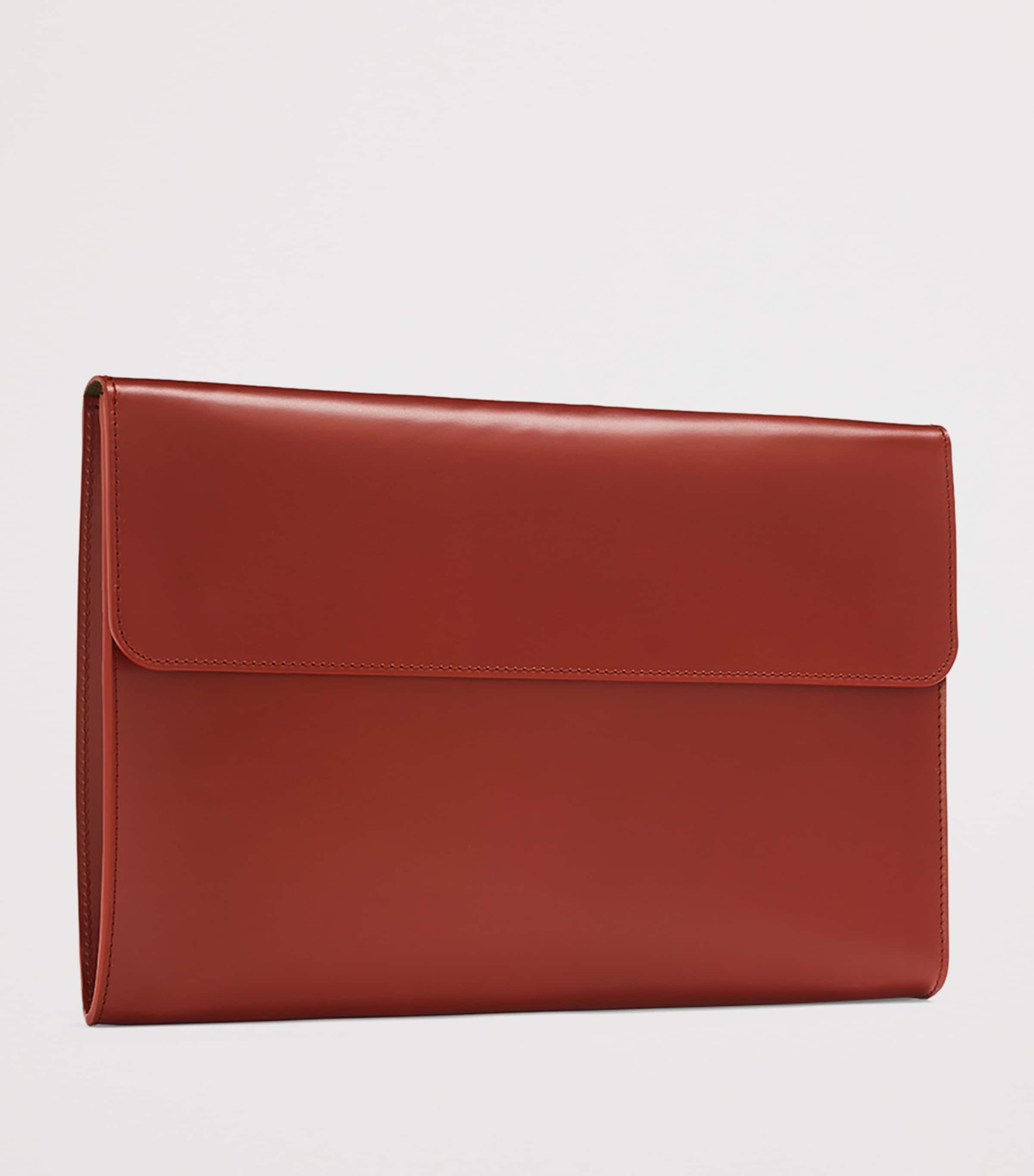 Leather Eton Document Holder CHESTNUT Image 2