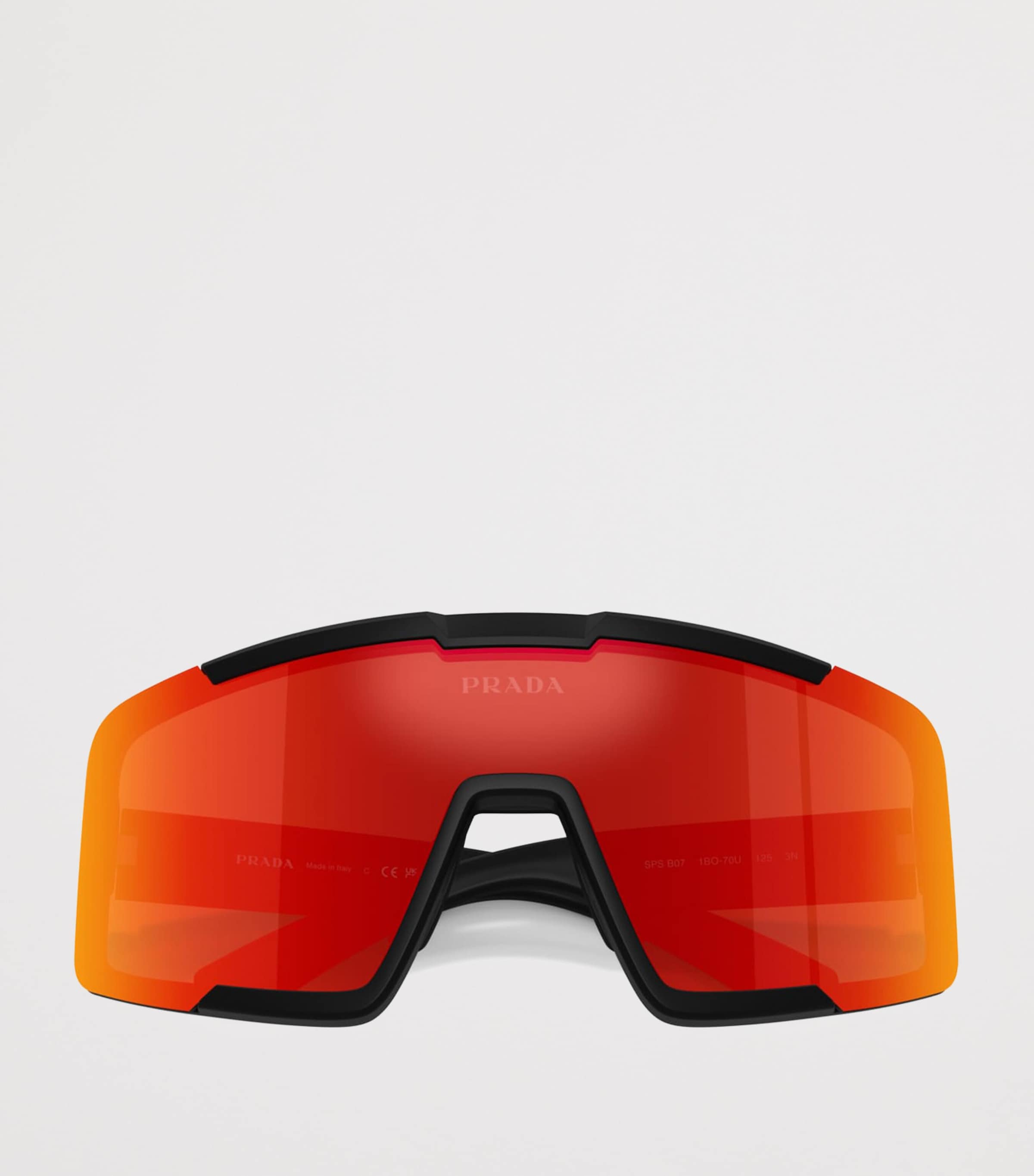 Prada Linea Rossa Injected PR B07S Sunglasses Black Image 5