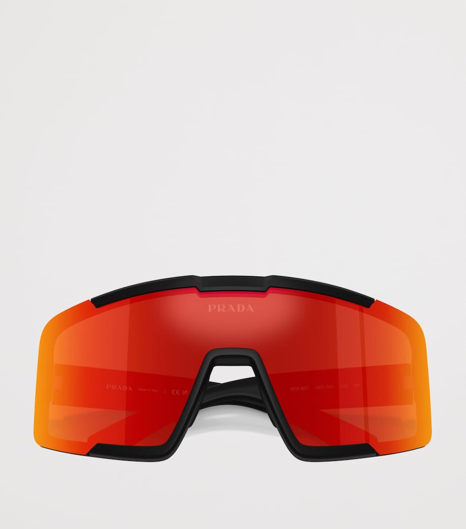 Prada Linea Rossa Injected PR B07S Sunglasses Black Image 5