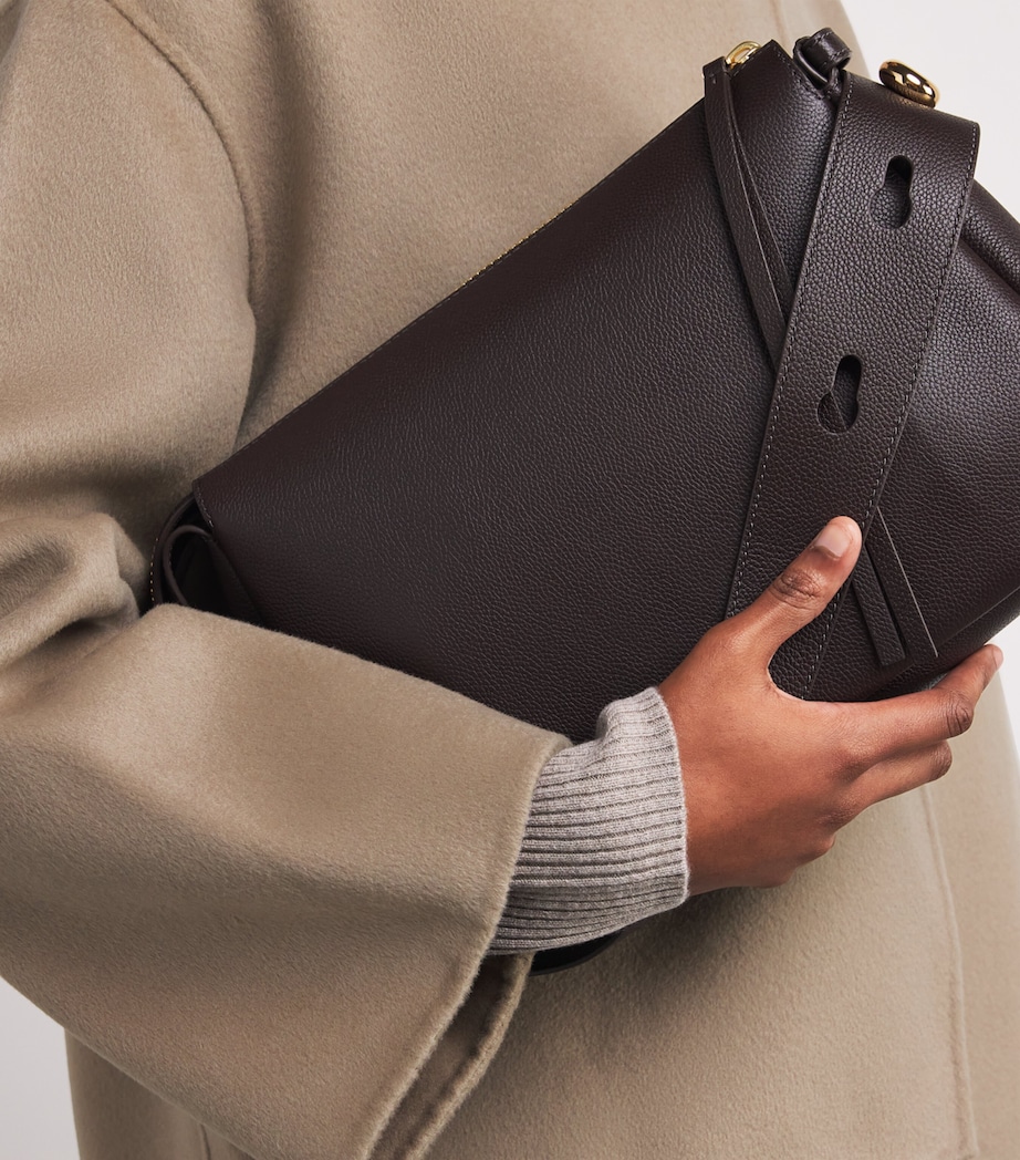 Wool-Cashmere Short Jacket DARK SAND Image 6