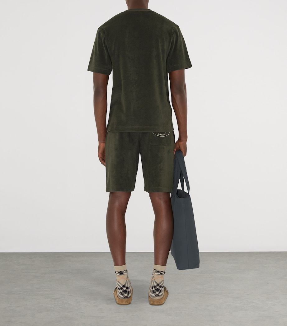 Towelling Knight Stamp T-Shirt SHALE Image 4