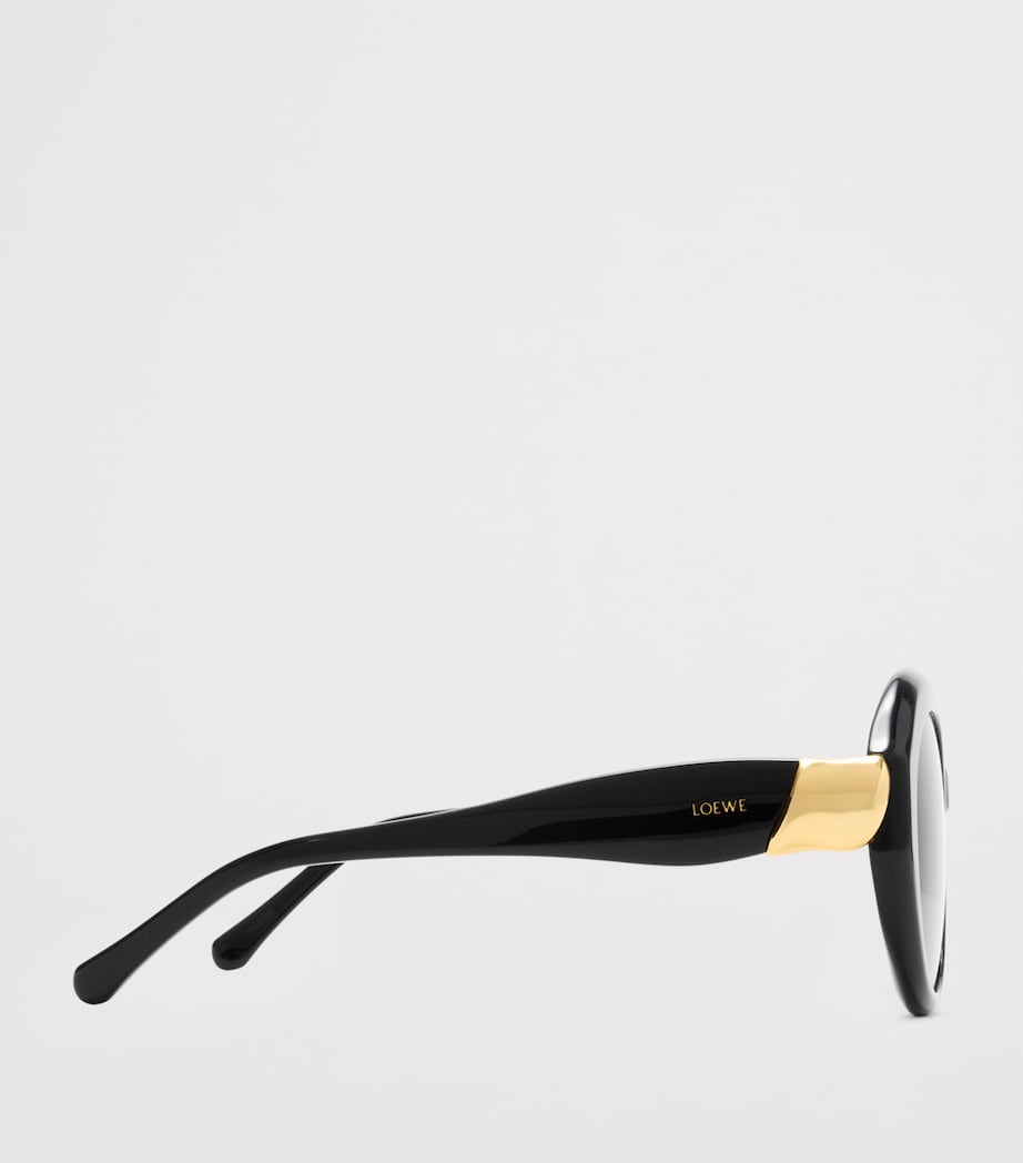 LOEWE Coil Butterfly Sunglasses Black Image 3
