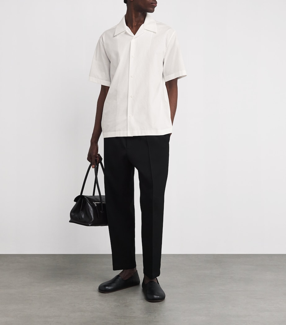 Cotton Embroidered Shirt OPTIC WHITE Image 2