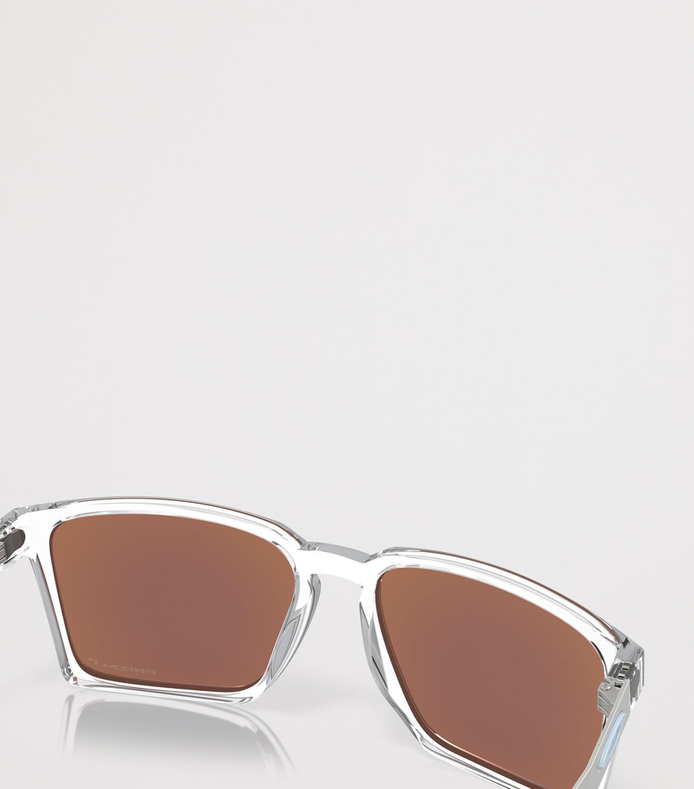 Oakley Exchange Sun Rectangle Sunglasses Clear Image 7