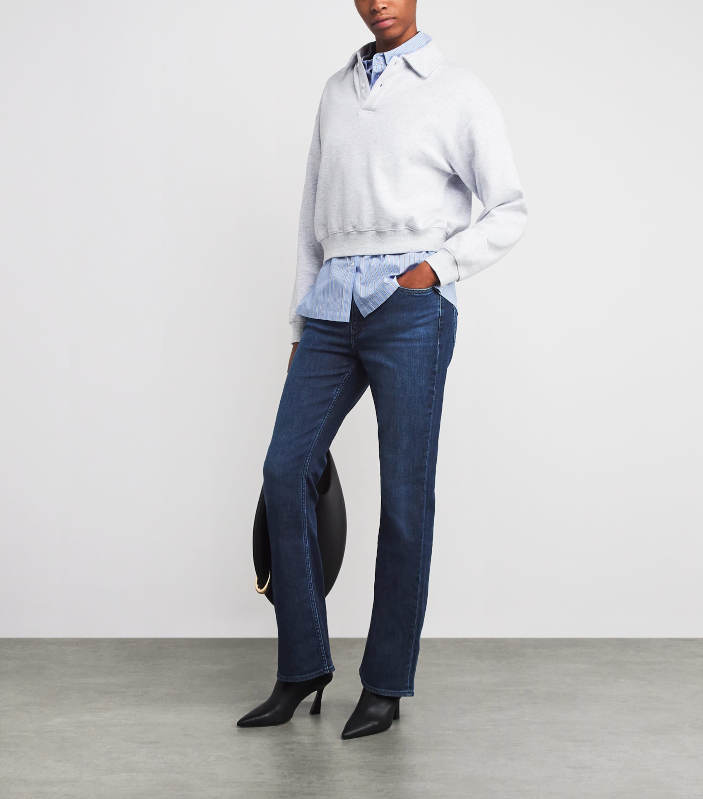 Peyton Mid-Rise Bootcut Jeans RHNBK Image 2