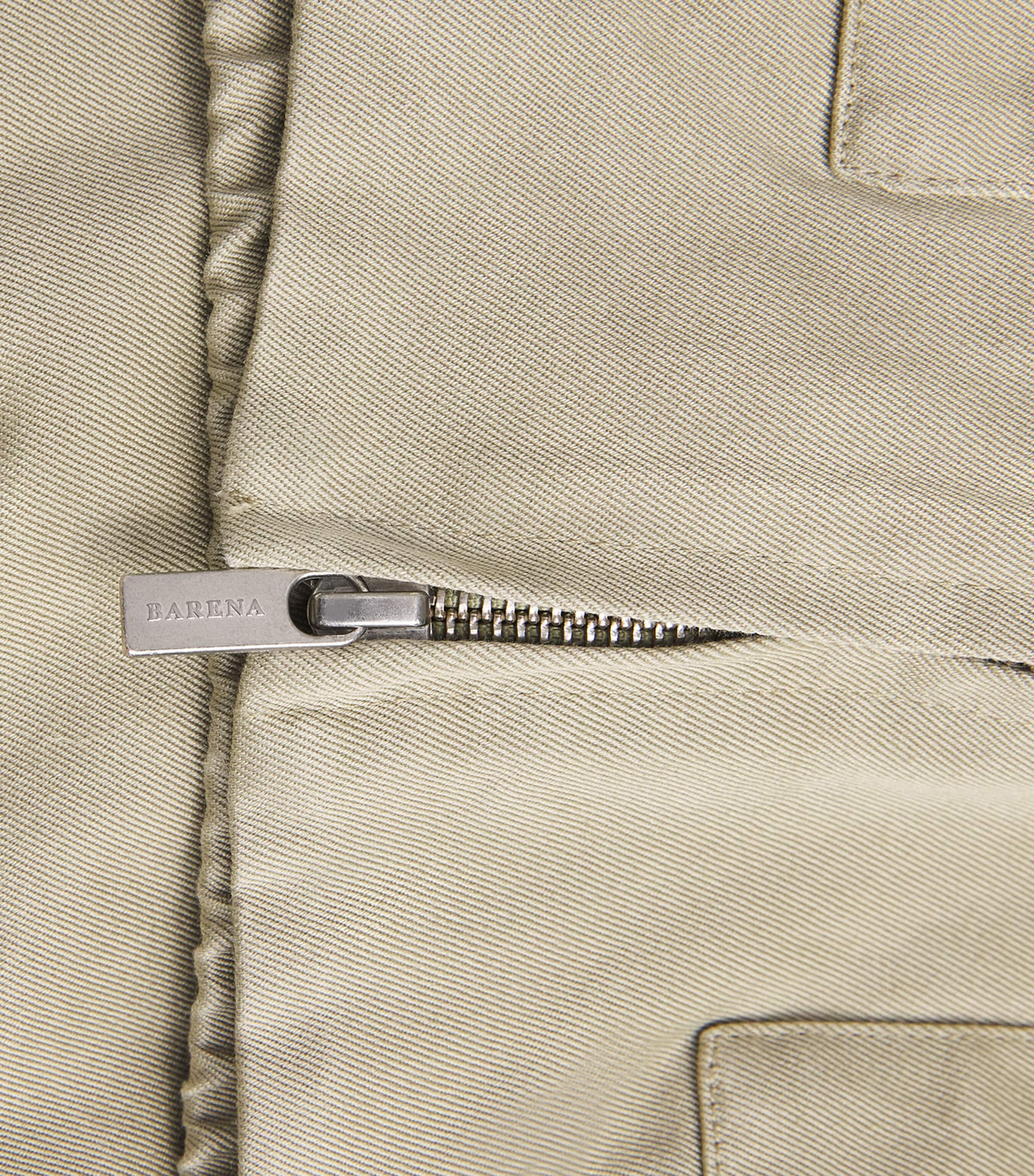 Cotton Collar Bomber Jacket 385SALVIA Image 6