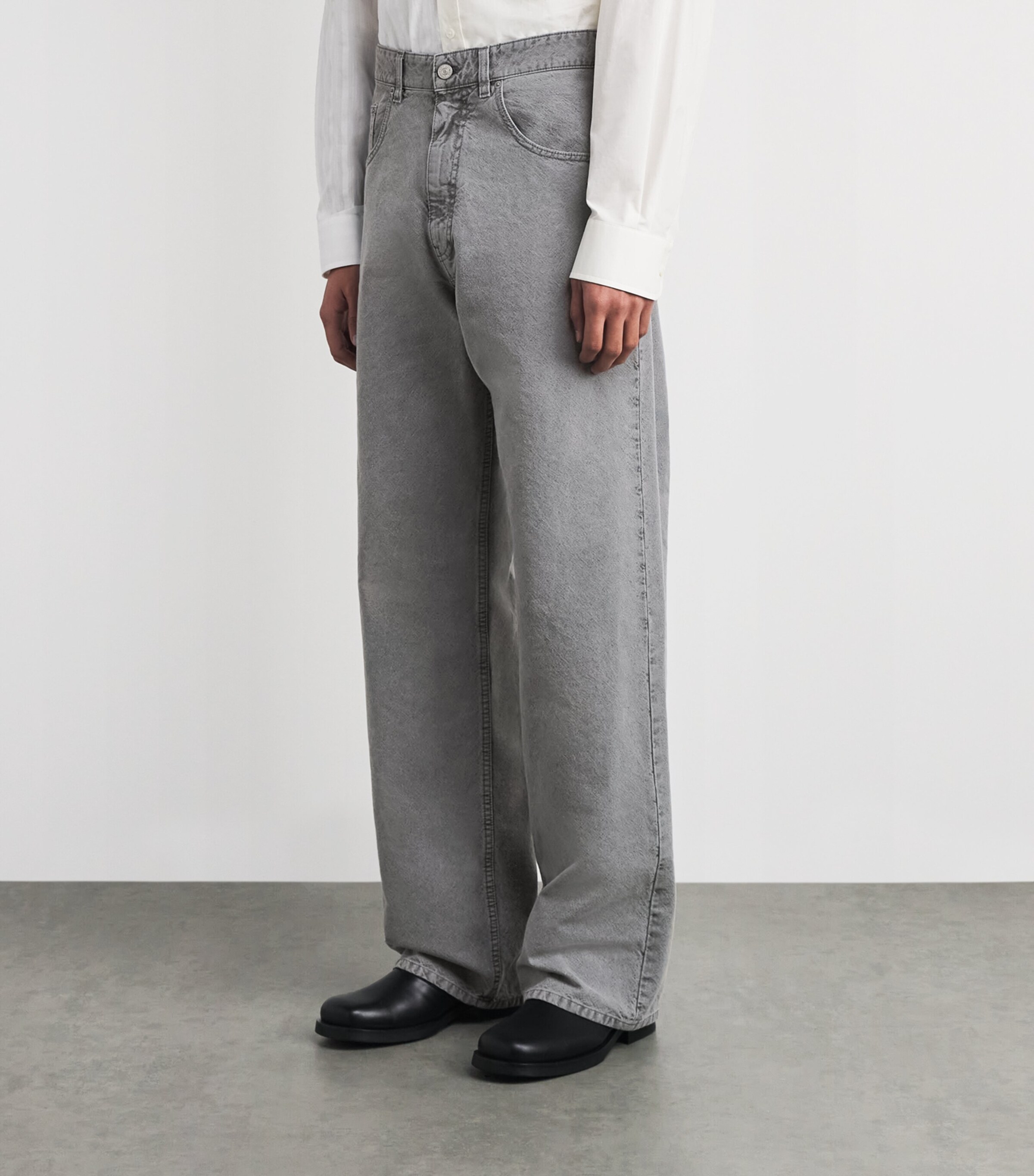MM6 Maison Margiela Grey Relaxed Jeans | Harrods US