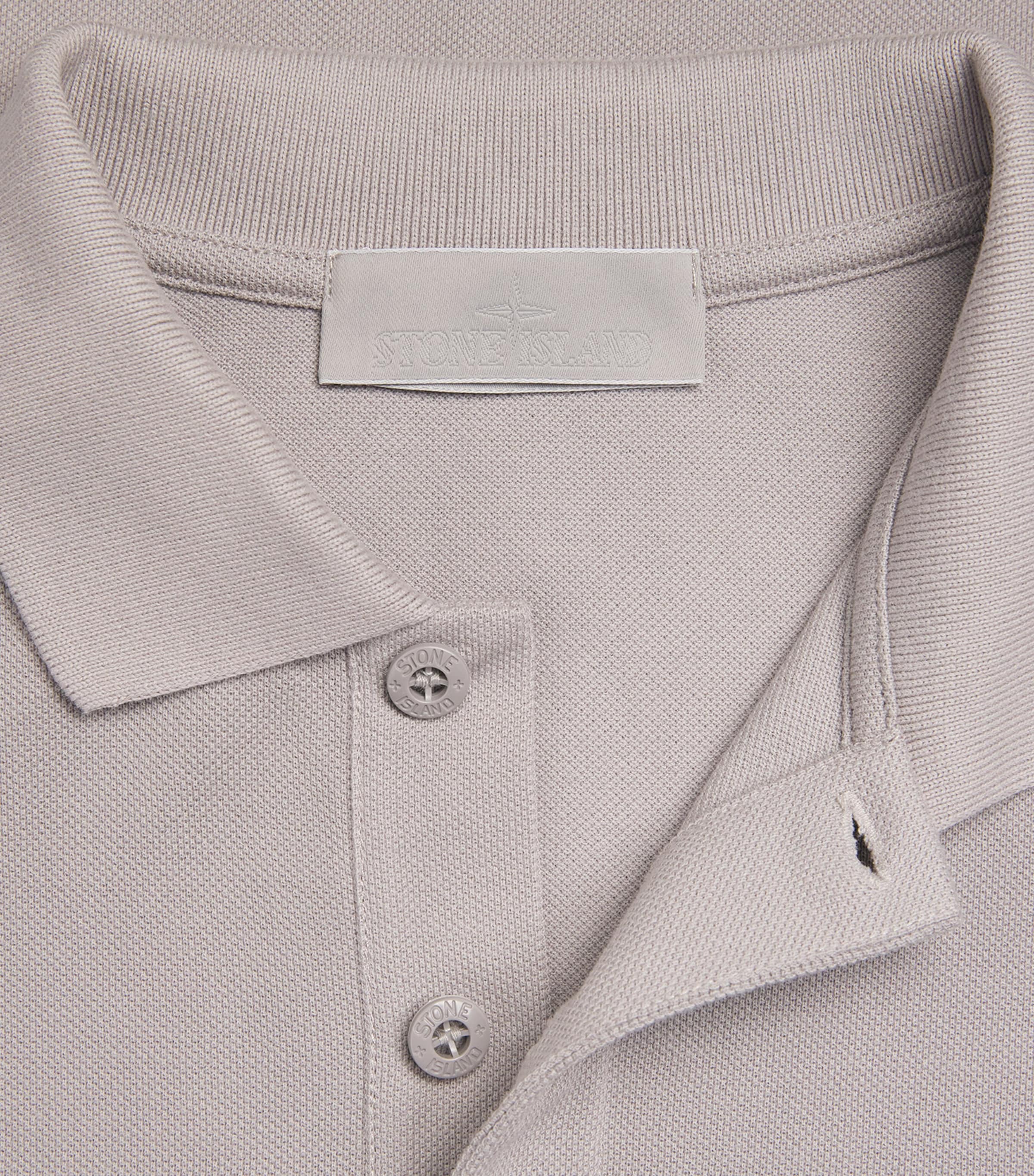 Stone Island Mens Organic Cotton Ghost Polo Shirt Image 6