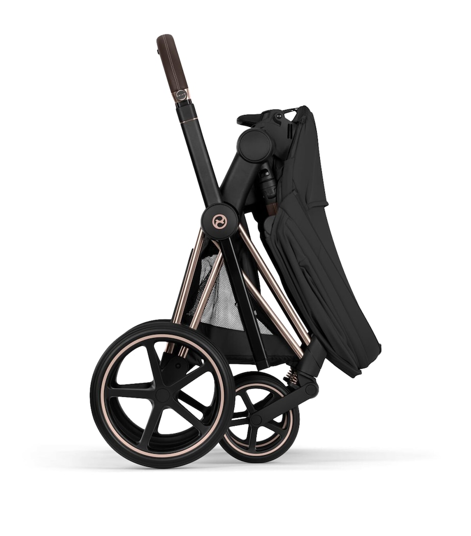Cybex PRIAM Pushchair and Carrycot – Platinum Style Collection Sepia Black Image 11