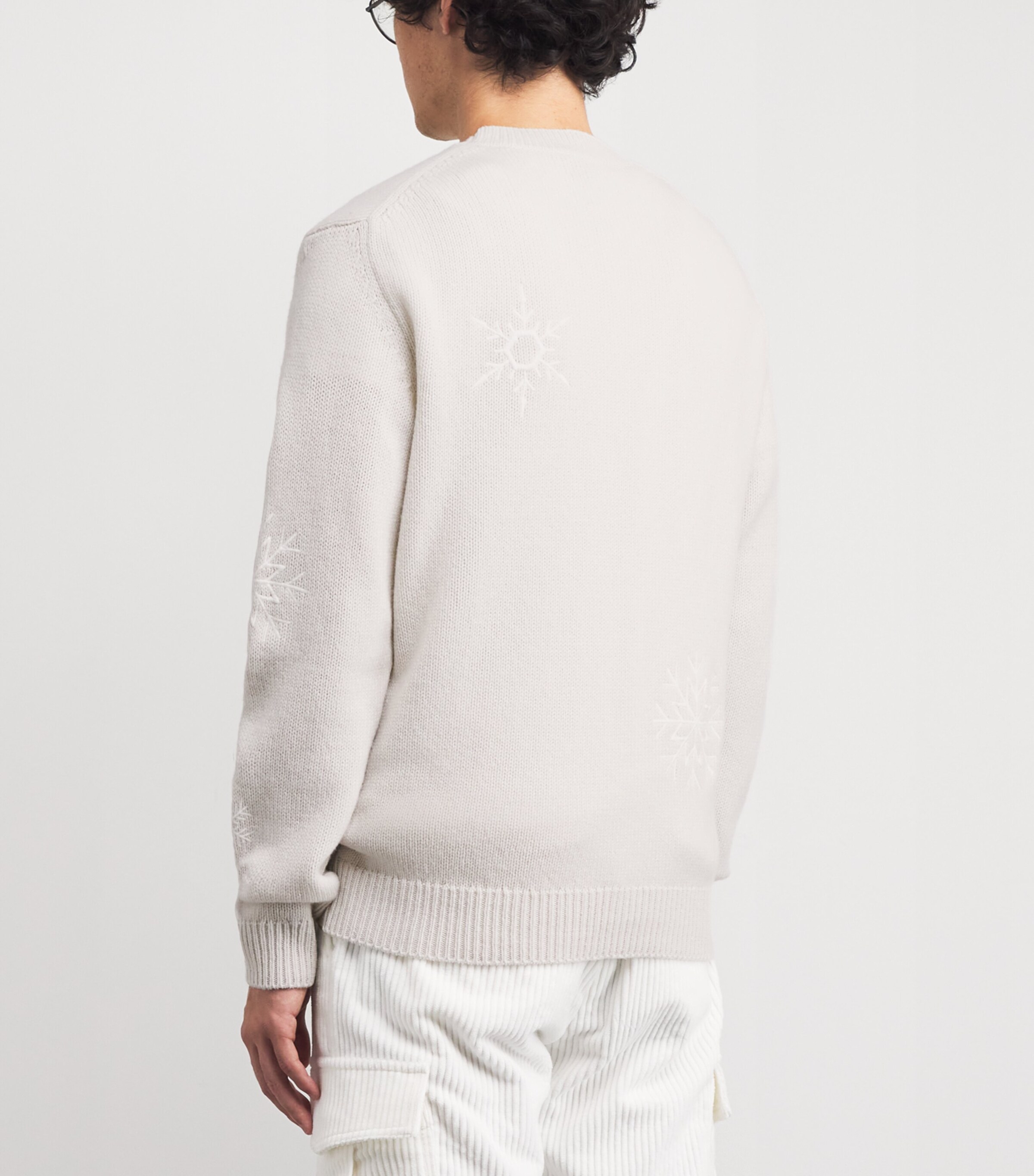 Wool Snowflake Sweater SABBIA Image 4