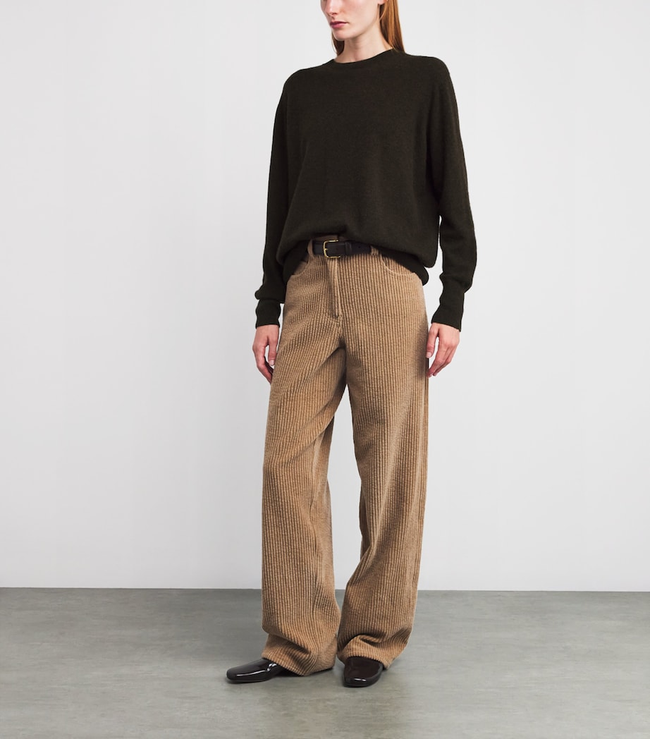 Leilani Cashmere Sweater BROWN MELANGE Image 2