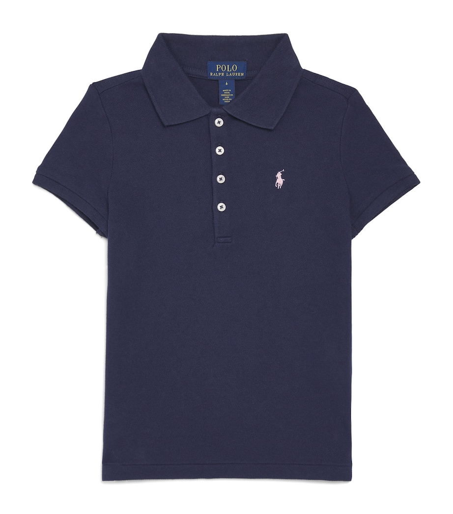 Cotton Polo Shirt (2-7 Years) REFINED NAVY Image 1