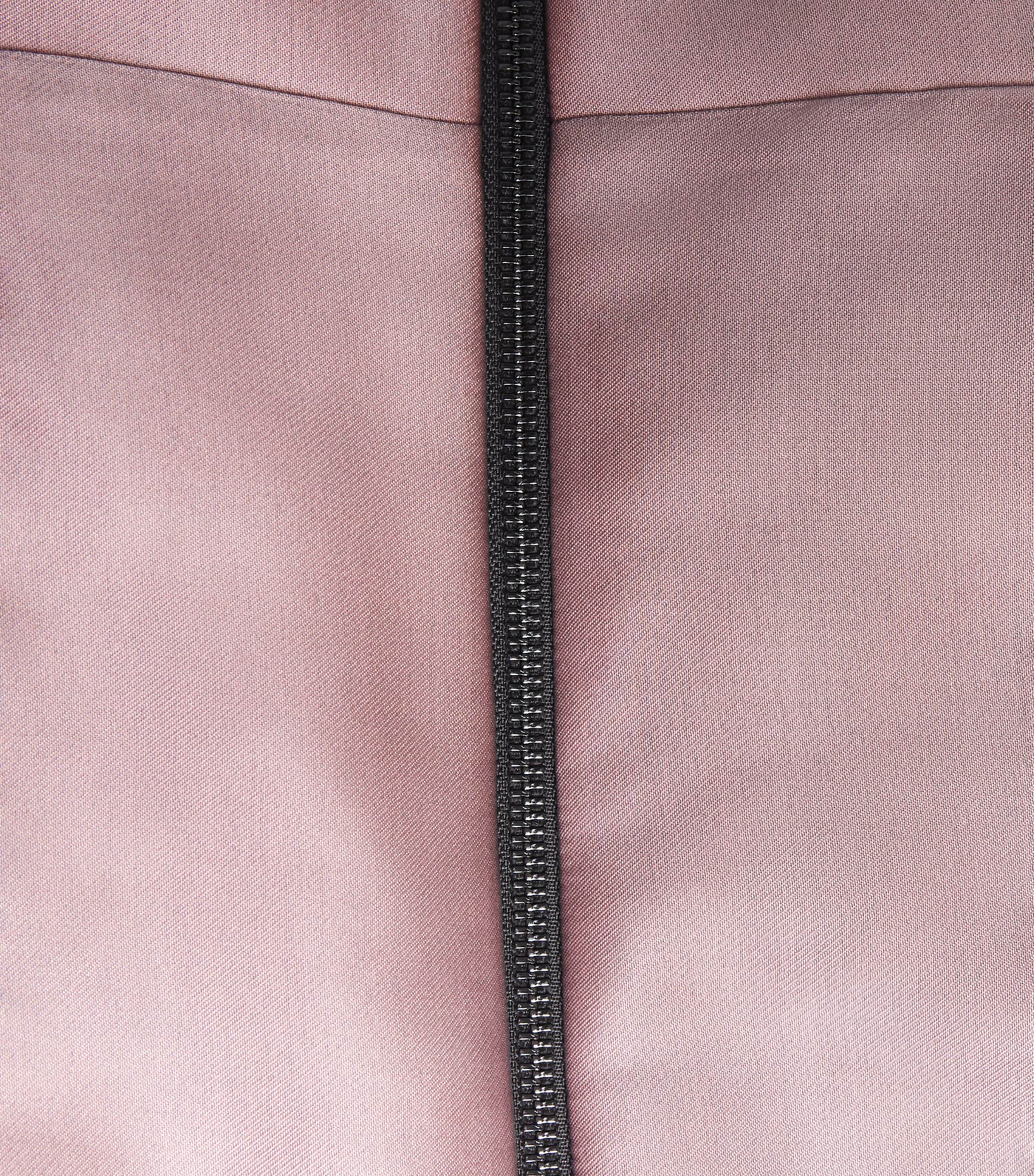 Maticevski Womens Satin Saucy Minx Midi Dress Smoke Pink Image 6