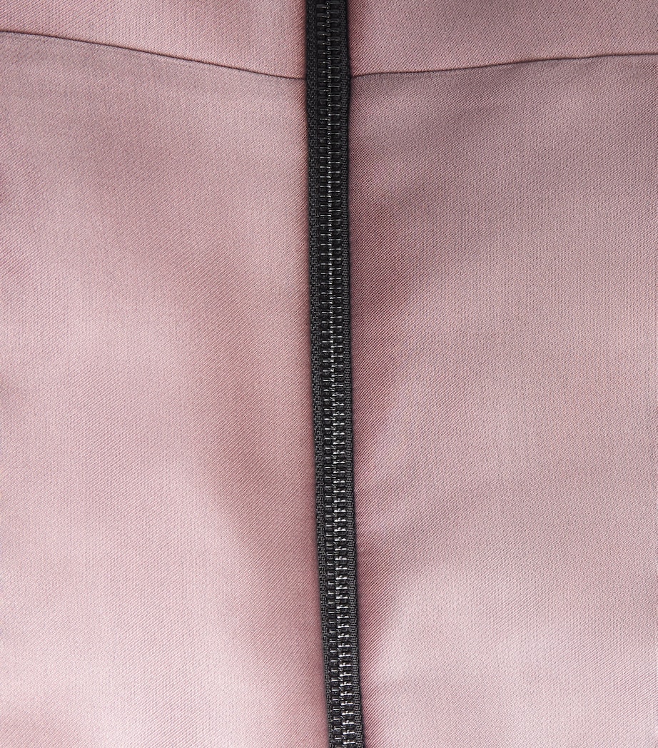 Maticevski Womens Satin Saucy Minx Midi Dress Smoke Pink Image 6