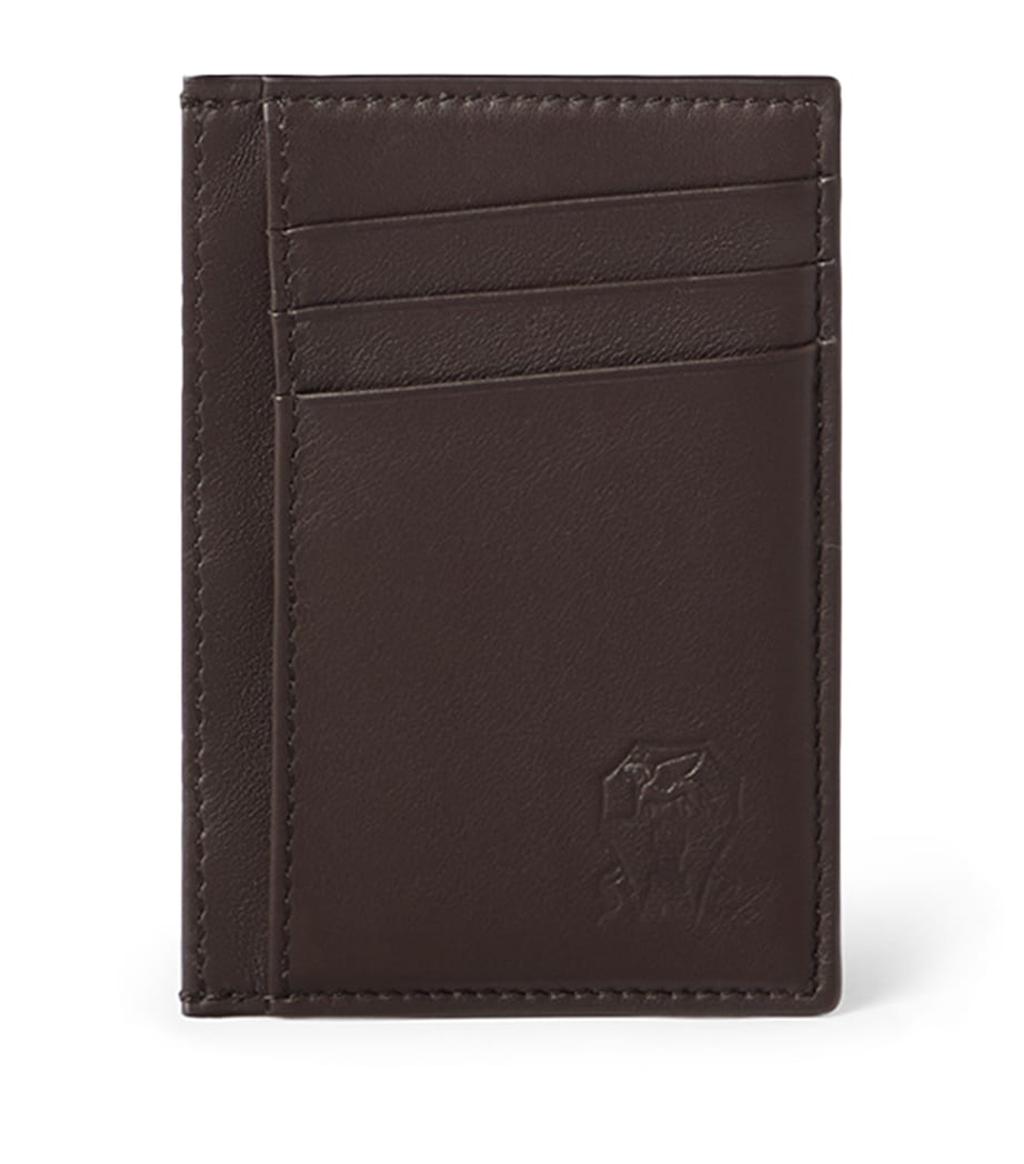 Brunello Cucinelli Leather Card Holder Image 1