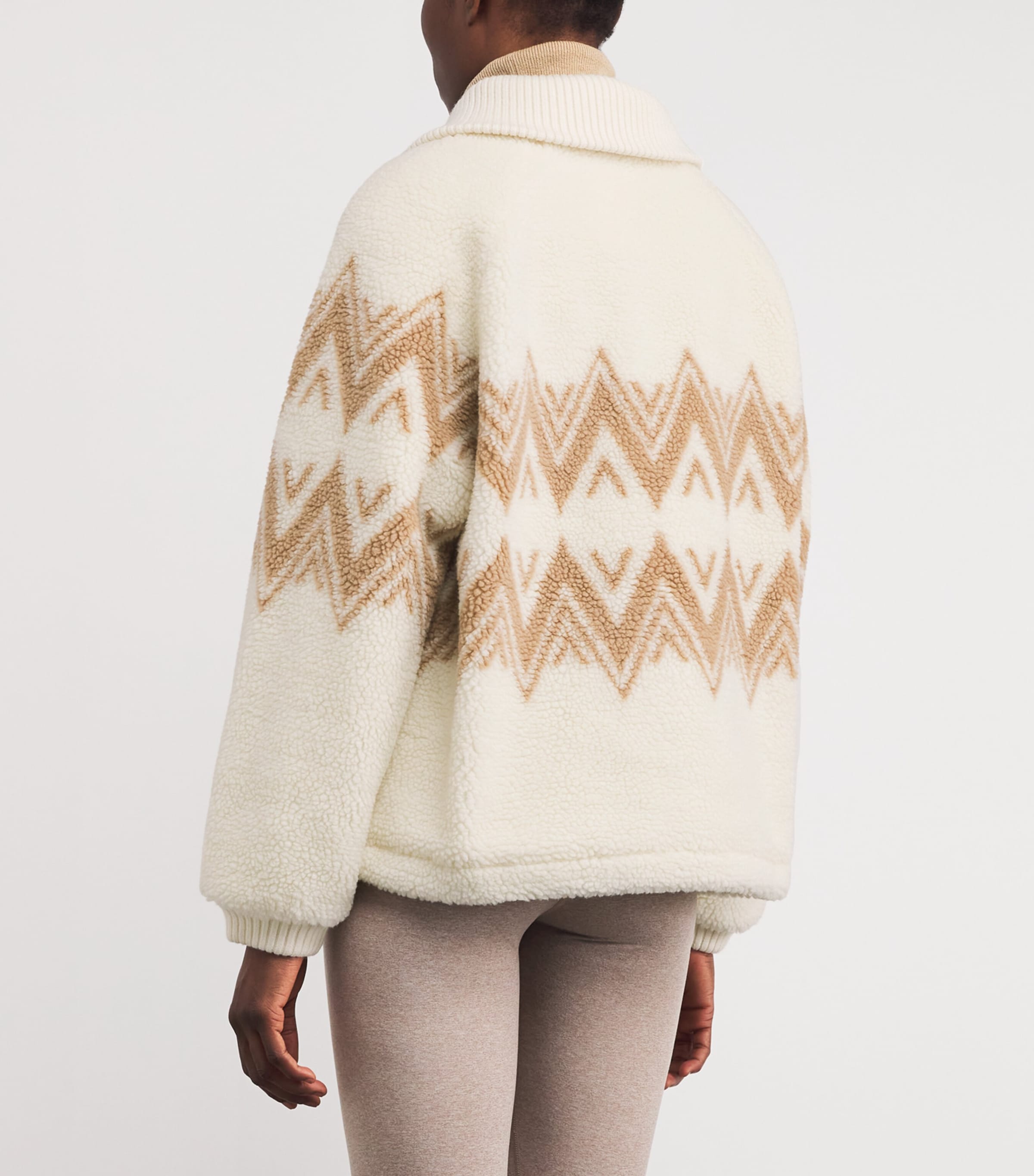 Faux Shearling Hendrik Sweatshirt EGRET Image 4