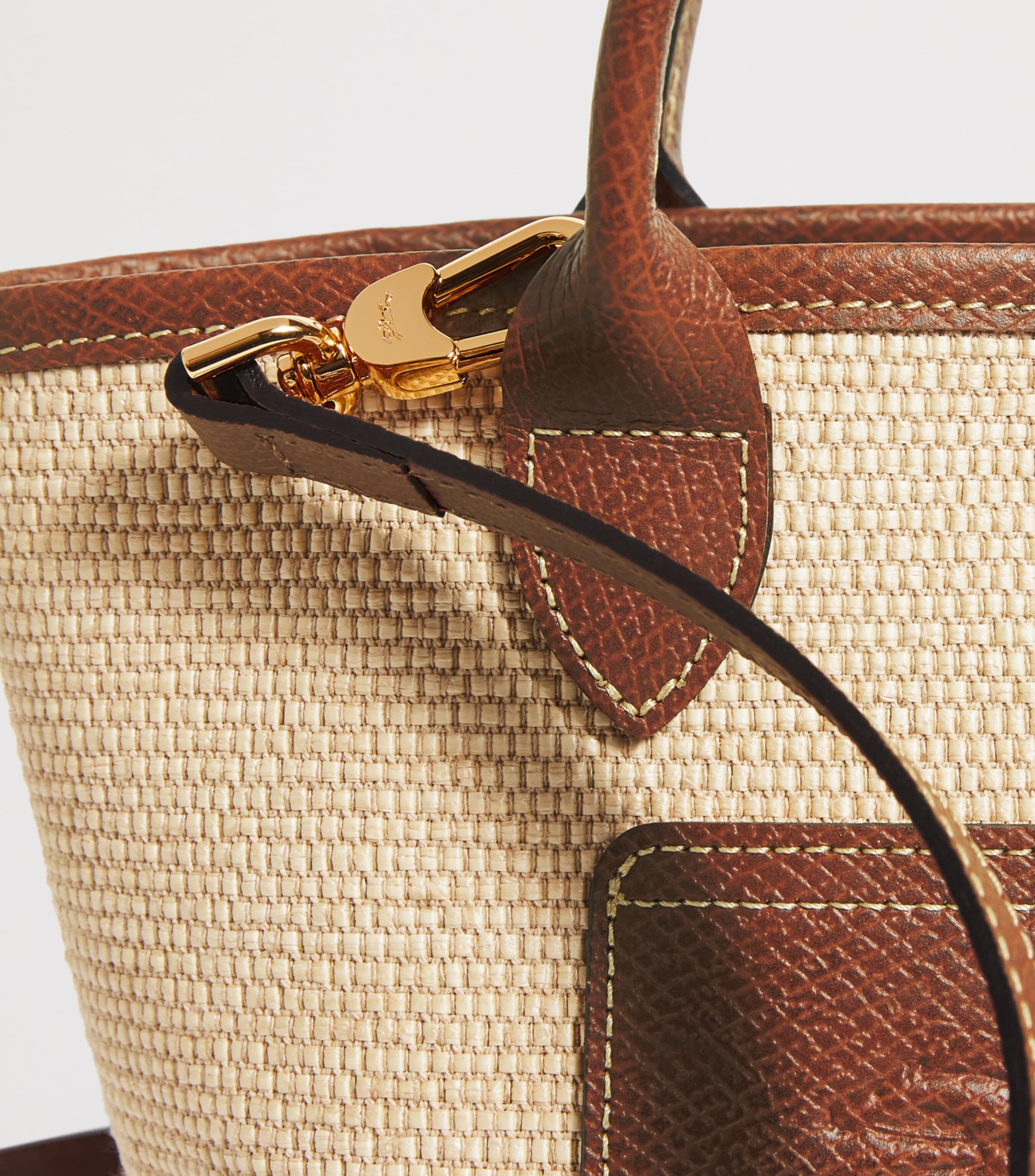 Extra-Small Le Pliage Basket Bag 035 BROWN Image 6