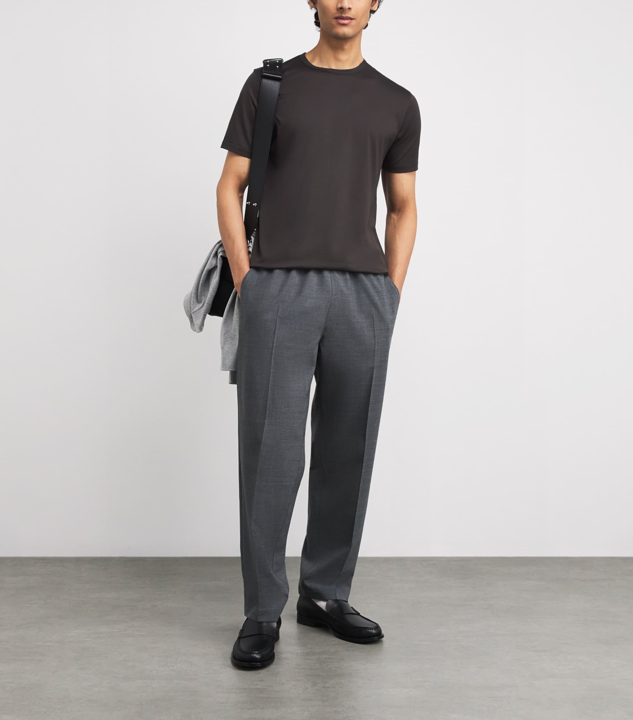 Supima Cotton Classic T-Shirt BRGS DARK CHOCOLATE Image 2