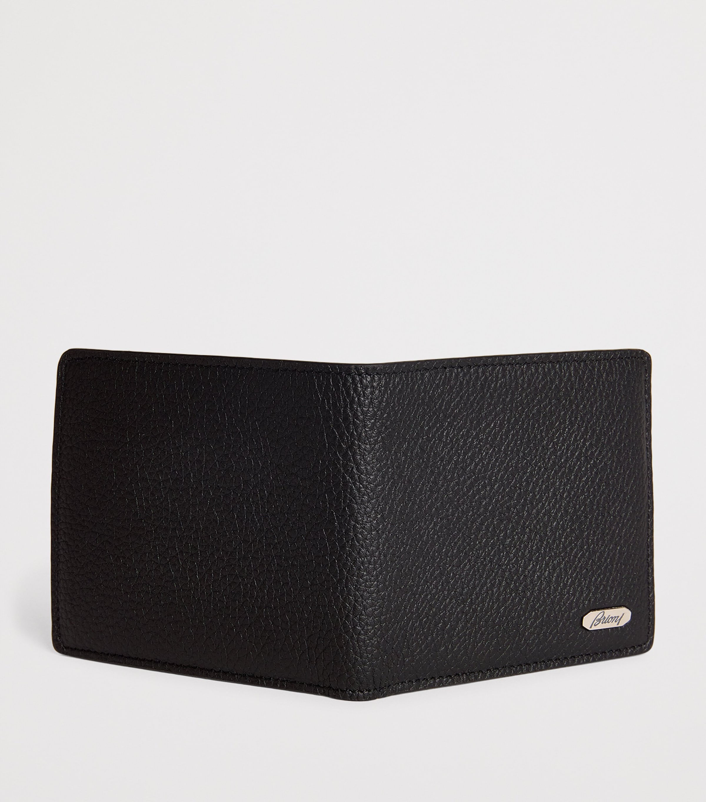 Leather Logo Plaque Wallet 1028 Image 7