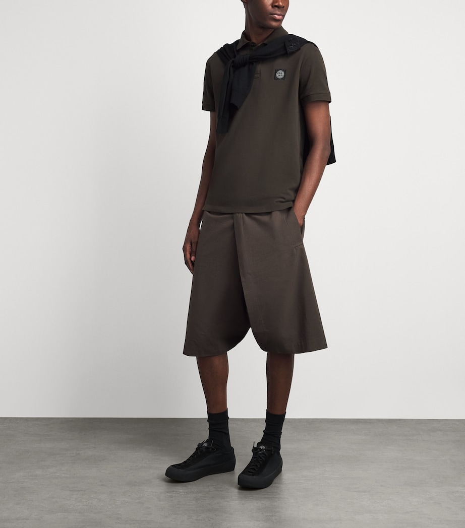 Stone Island Mens Cotton Compass Polo Shirt Image 2