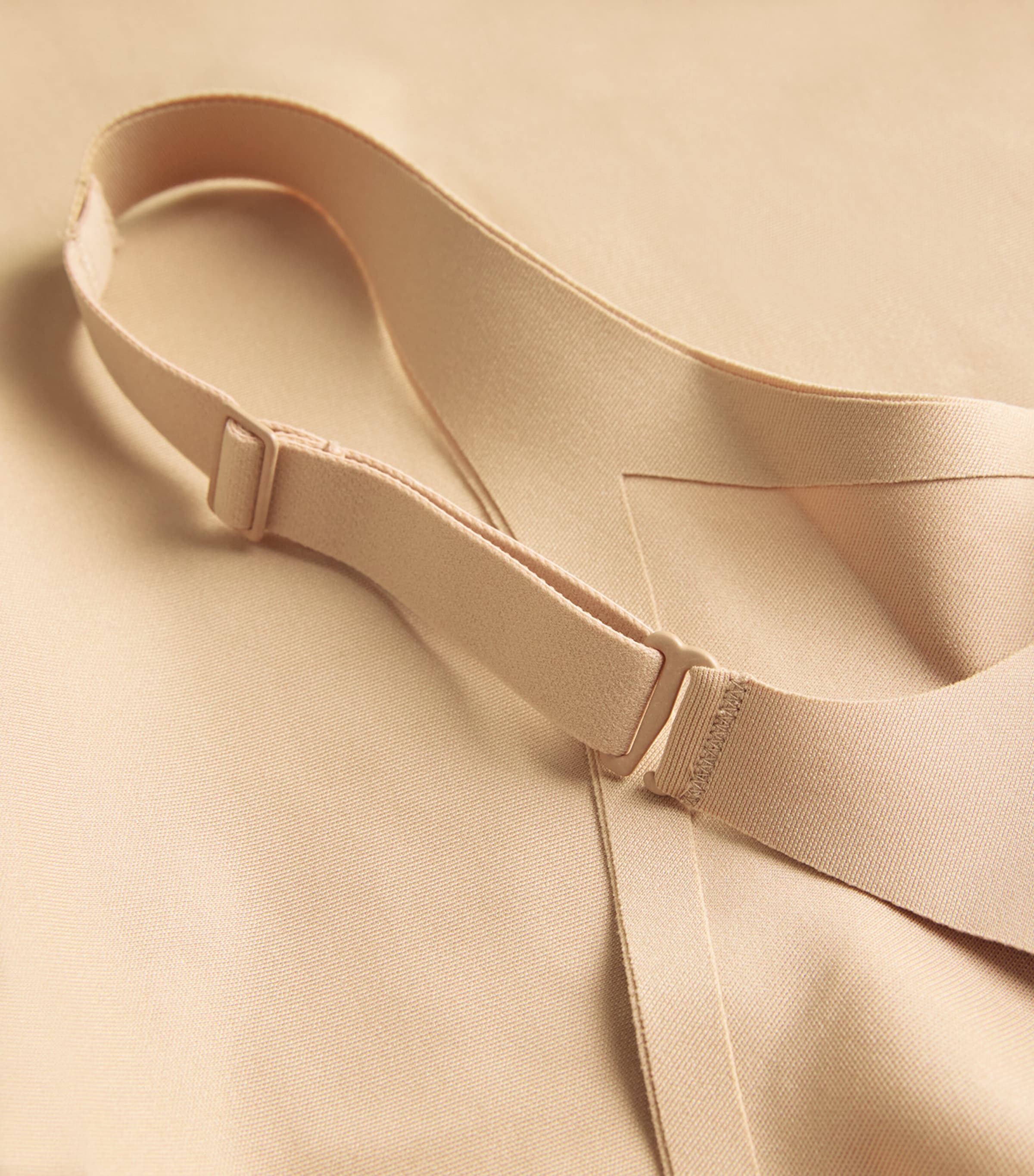 Plunge Thong Bodysuit CLAY Image 4