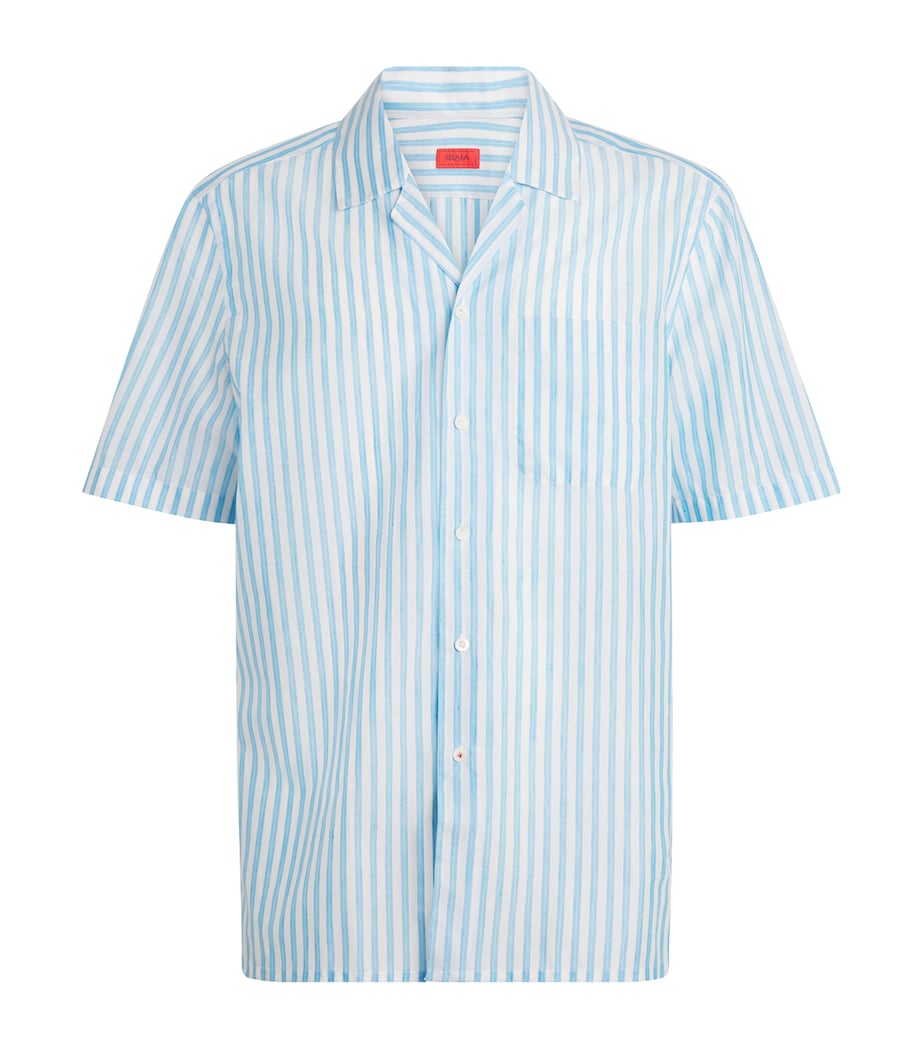 Cotton-Linen Stripe Shirt 01 Image 1