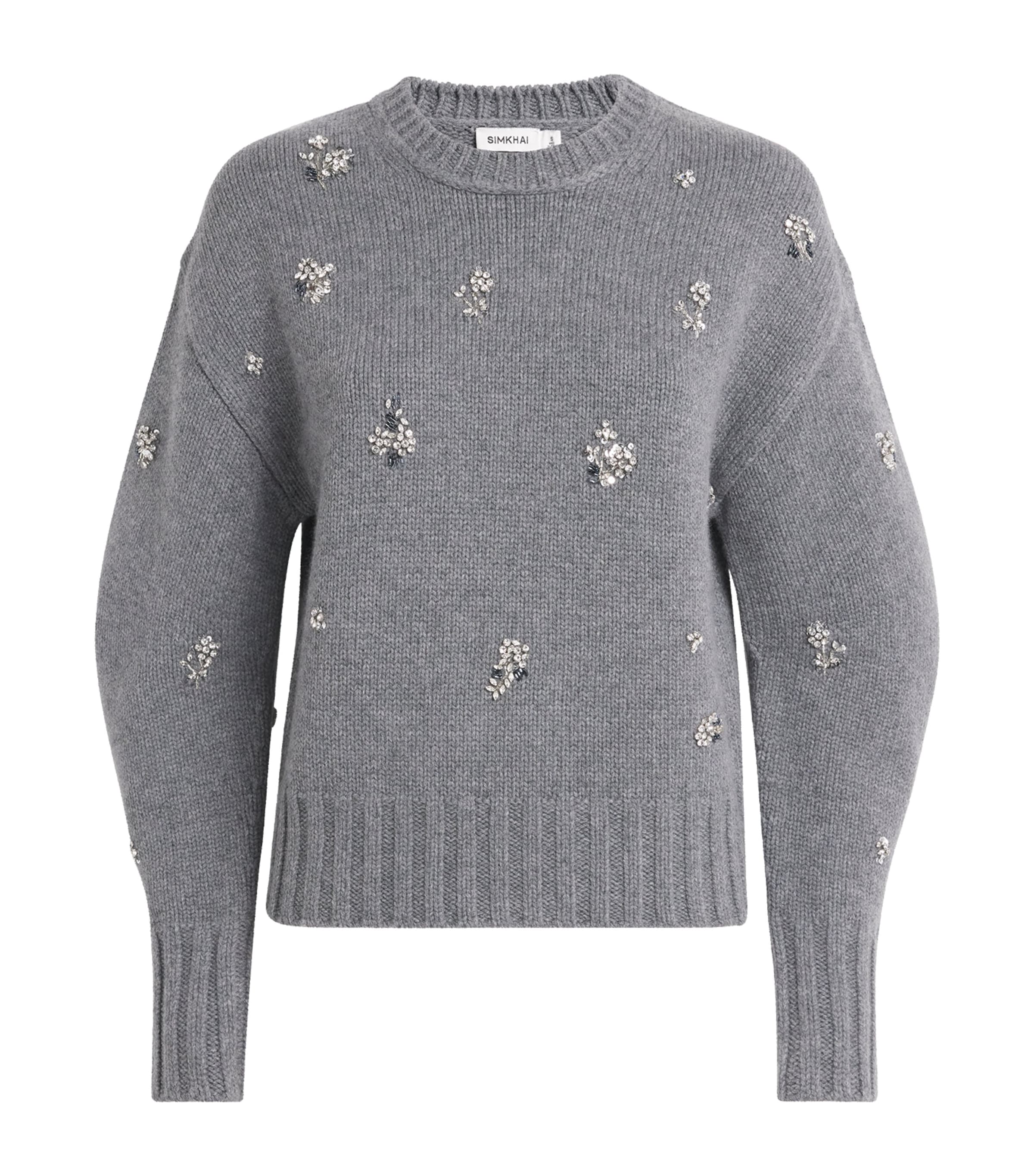 Simkhai Wool-cashmere Coraline Sweater In Gray