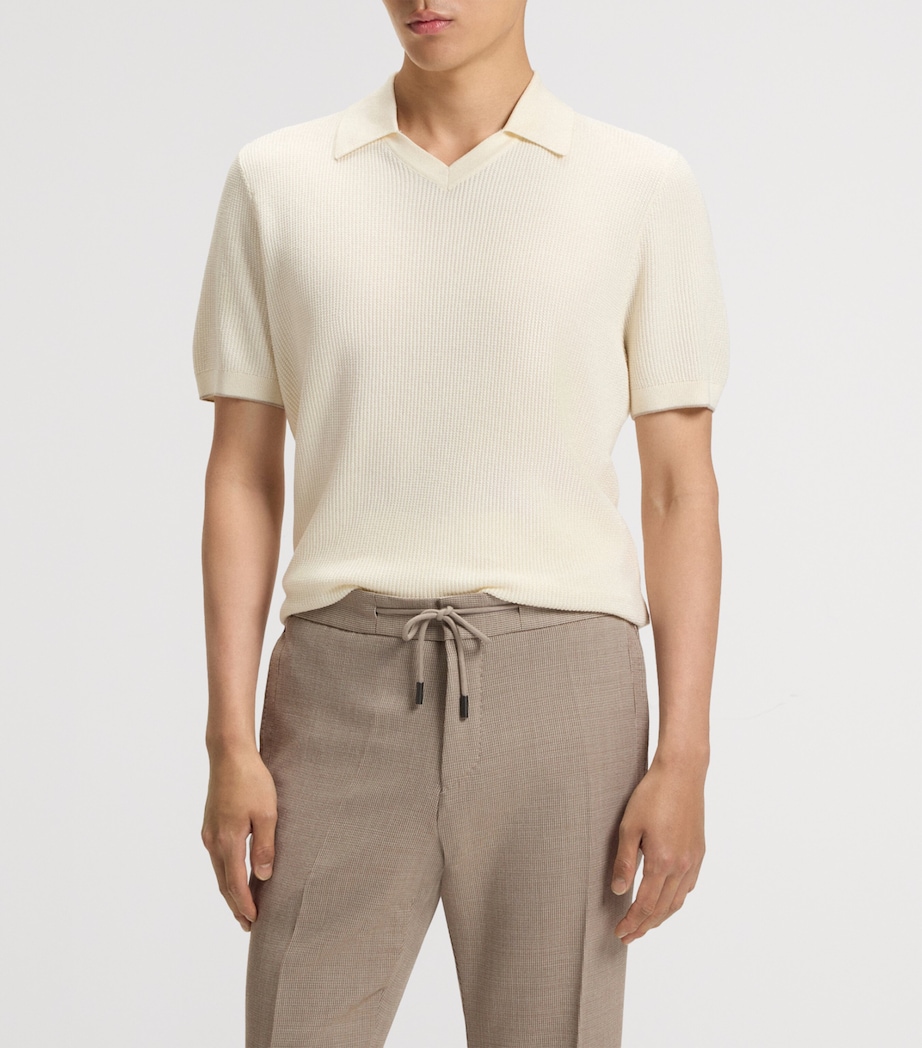 Silk-Cotton Polo Shirt 118 Image 2