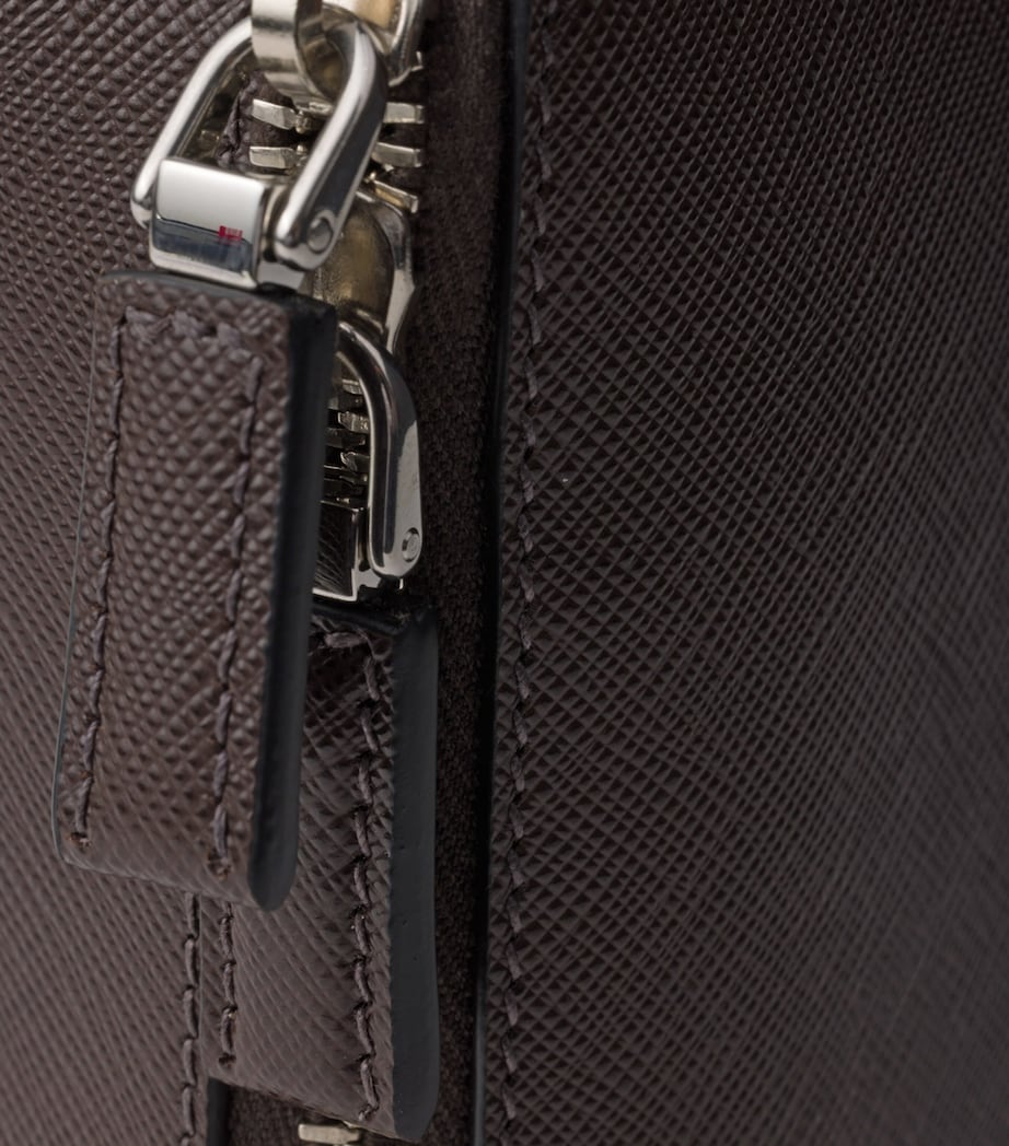 Saffiano Leather Brique Cross-Body Bag F0201 Image 7