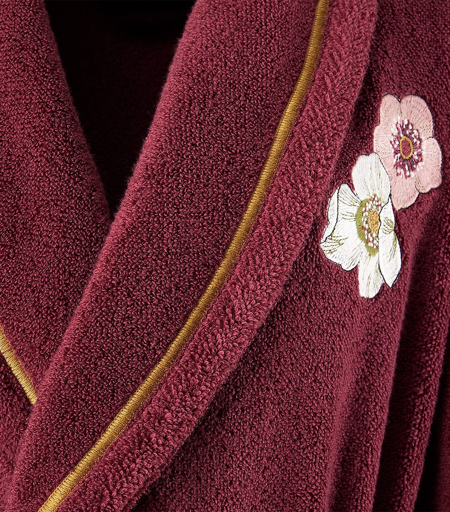 Corolles Bathrobe BURGANDY Image 4