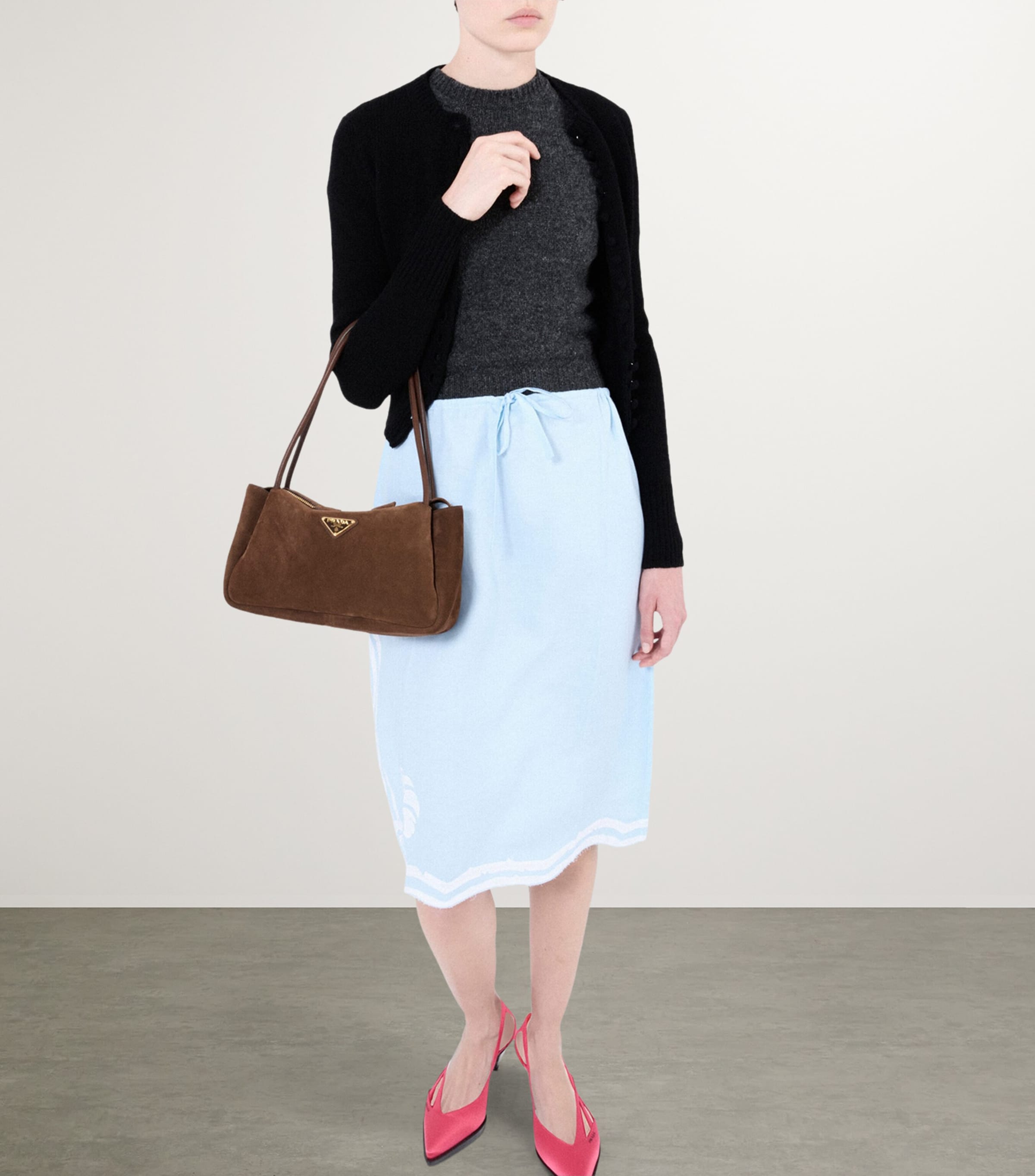 Cashmere Short-Sleeve Sweater F0480 Image 3