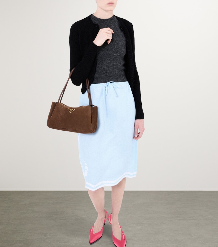 Cashmere Short-Sleeve Sweater F0480 Image 3