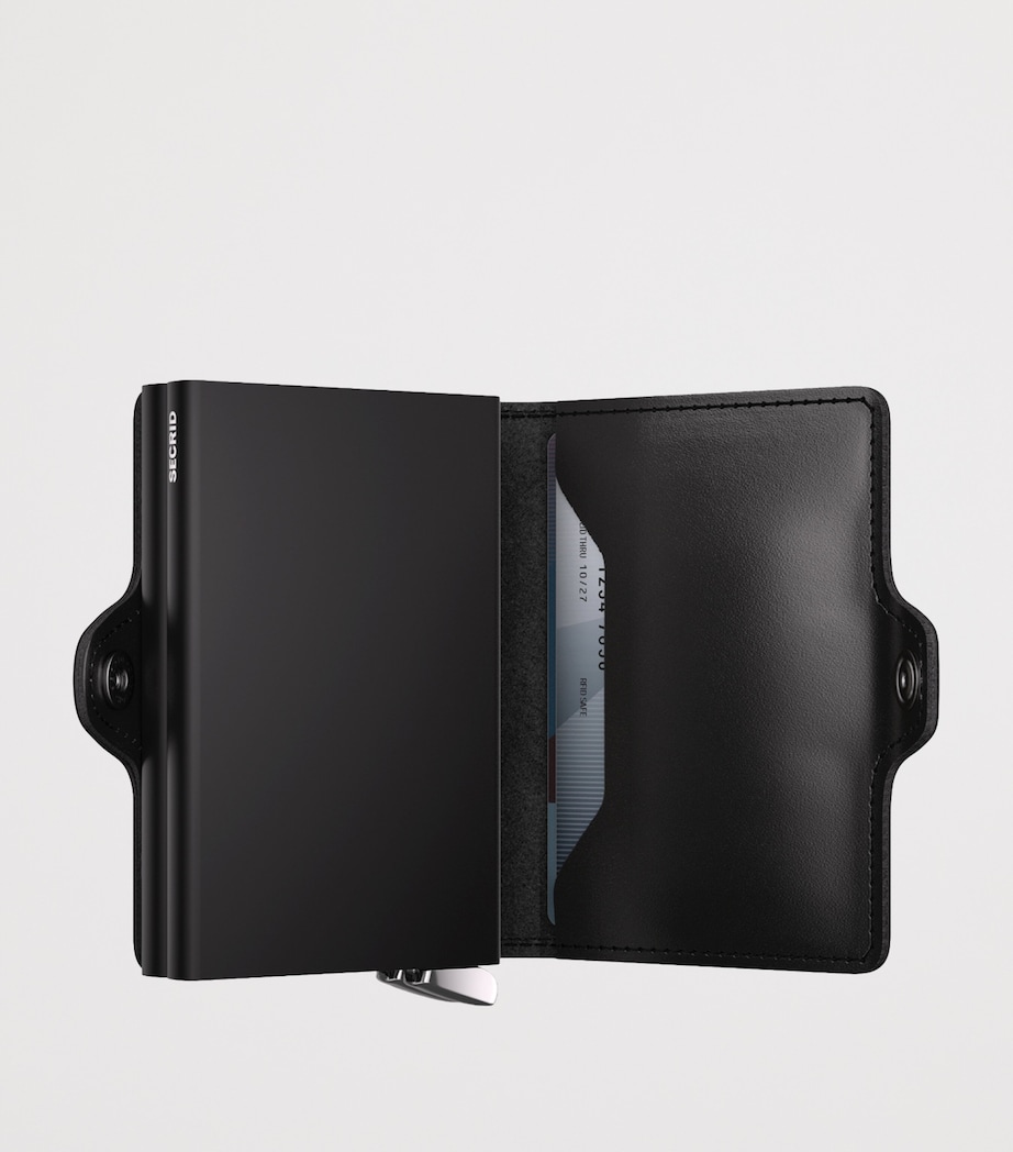 Leather Twinwallet BLACK Image 2