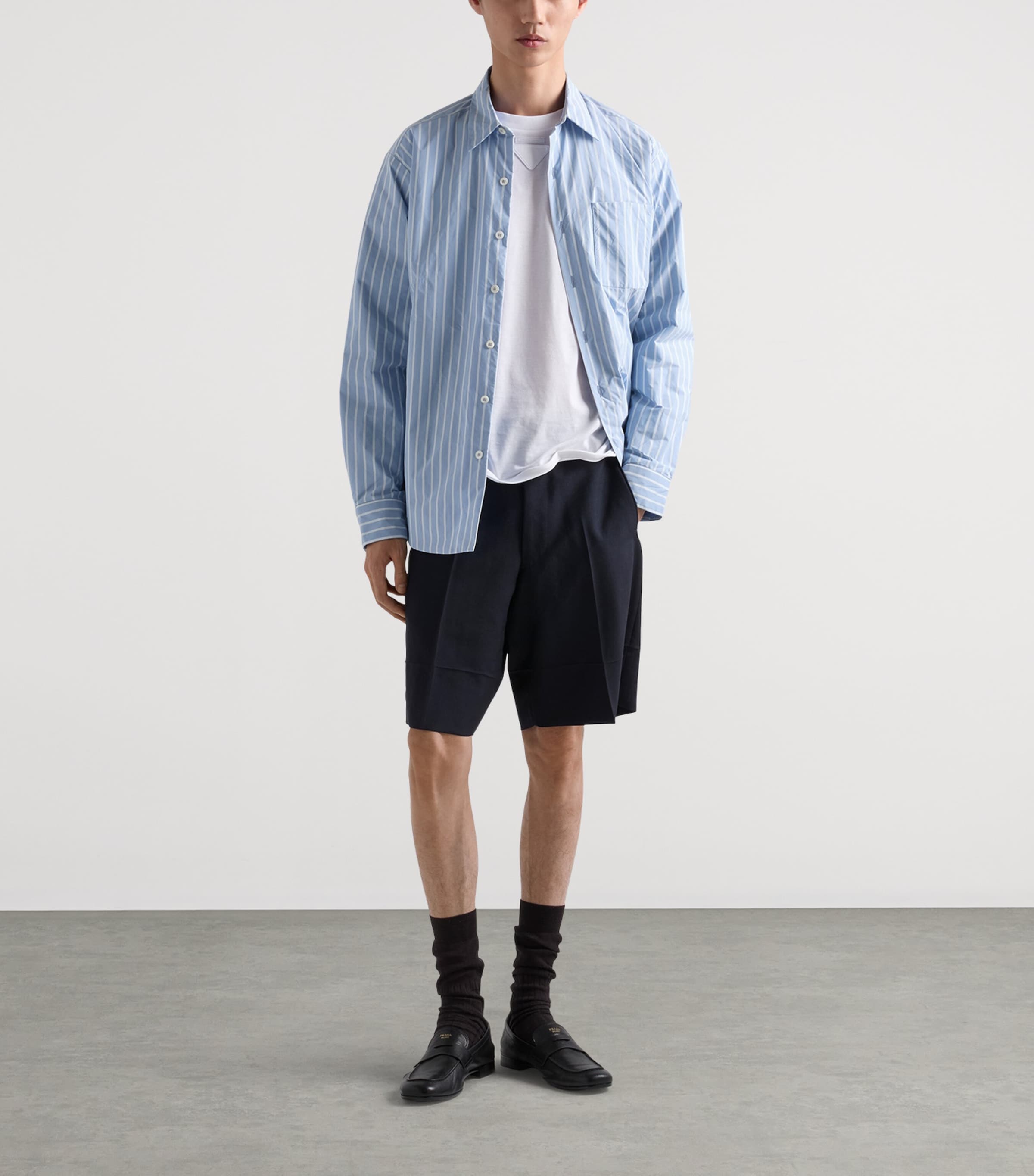 Prada Mens Cotton Shapeable T-Shirt Image 2