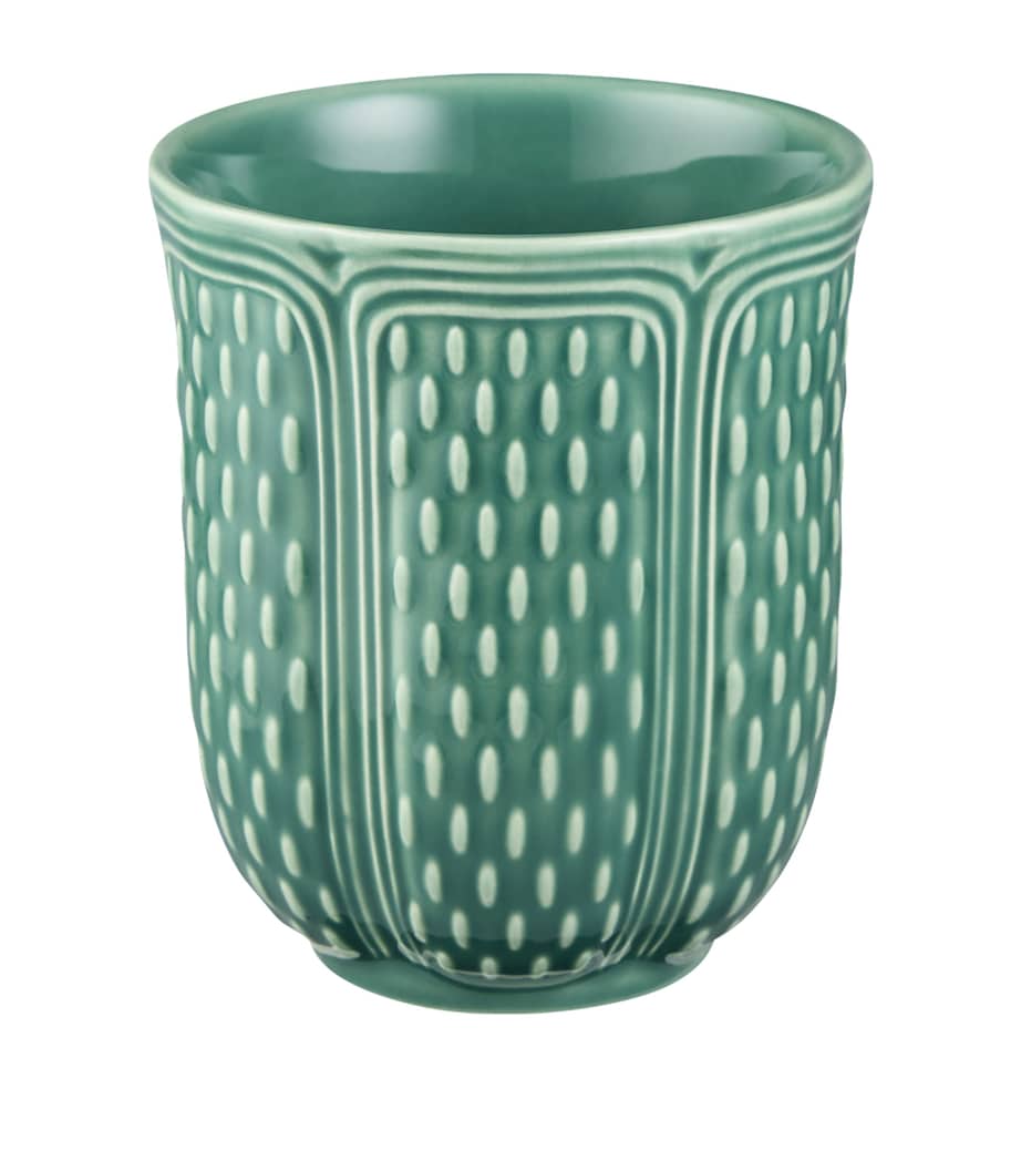 Pont aux Choux Rice Grain Pattern Teacup BLUE Image 1